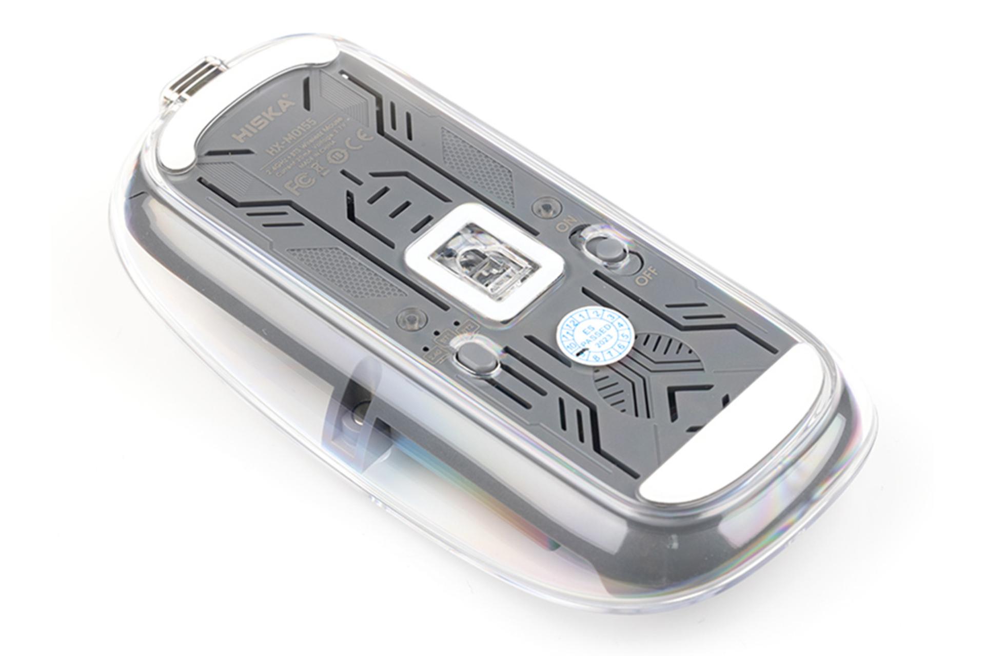 نمای پایین ماوس هیسکا HISKA HX-MO155