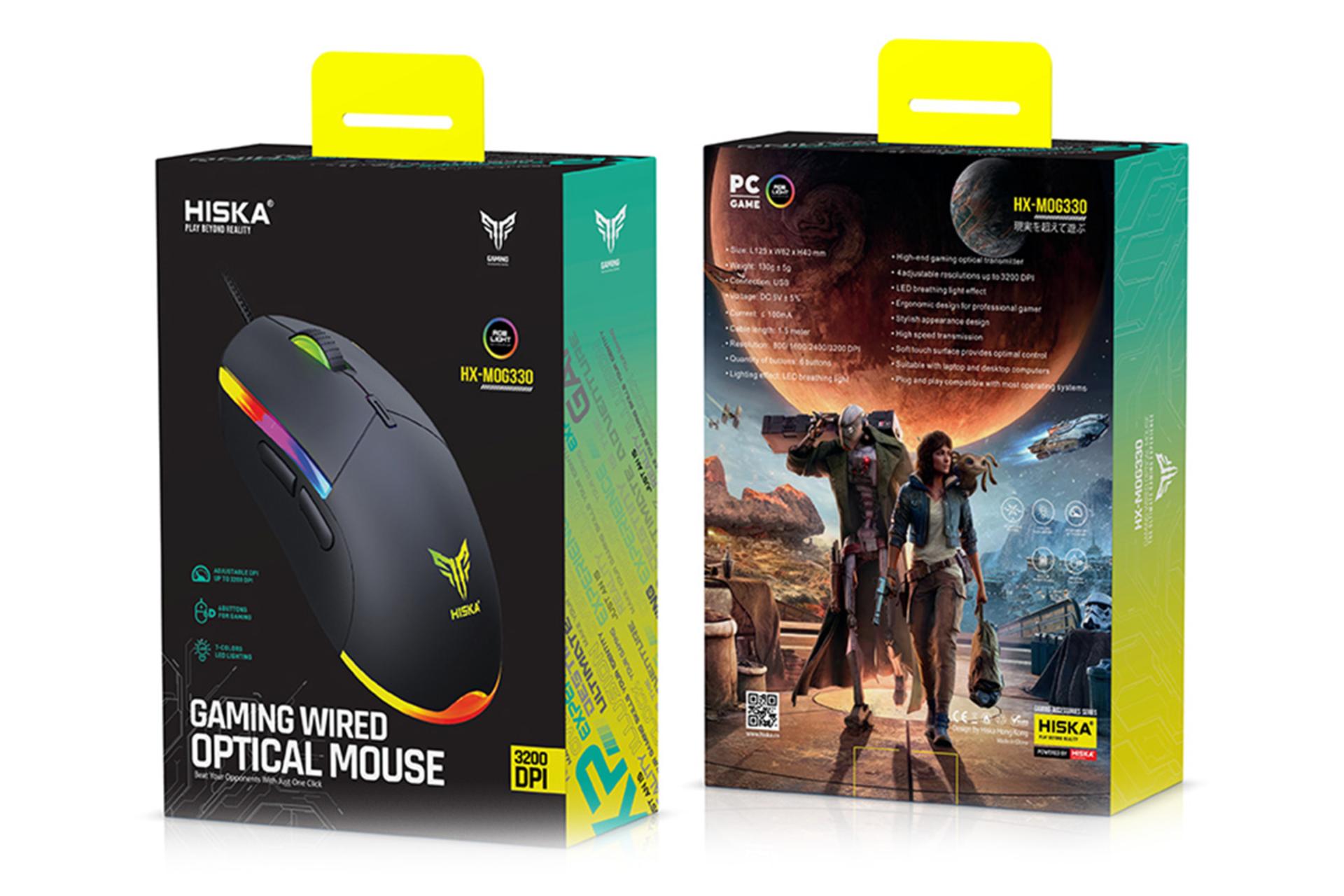 جعبه ماوس هیسکا HISKA HX-MOG330