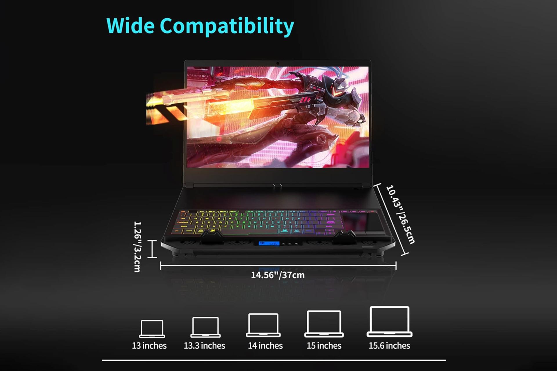 ابعاد و اندازه کول پد ایچسون S036