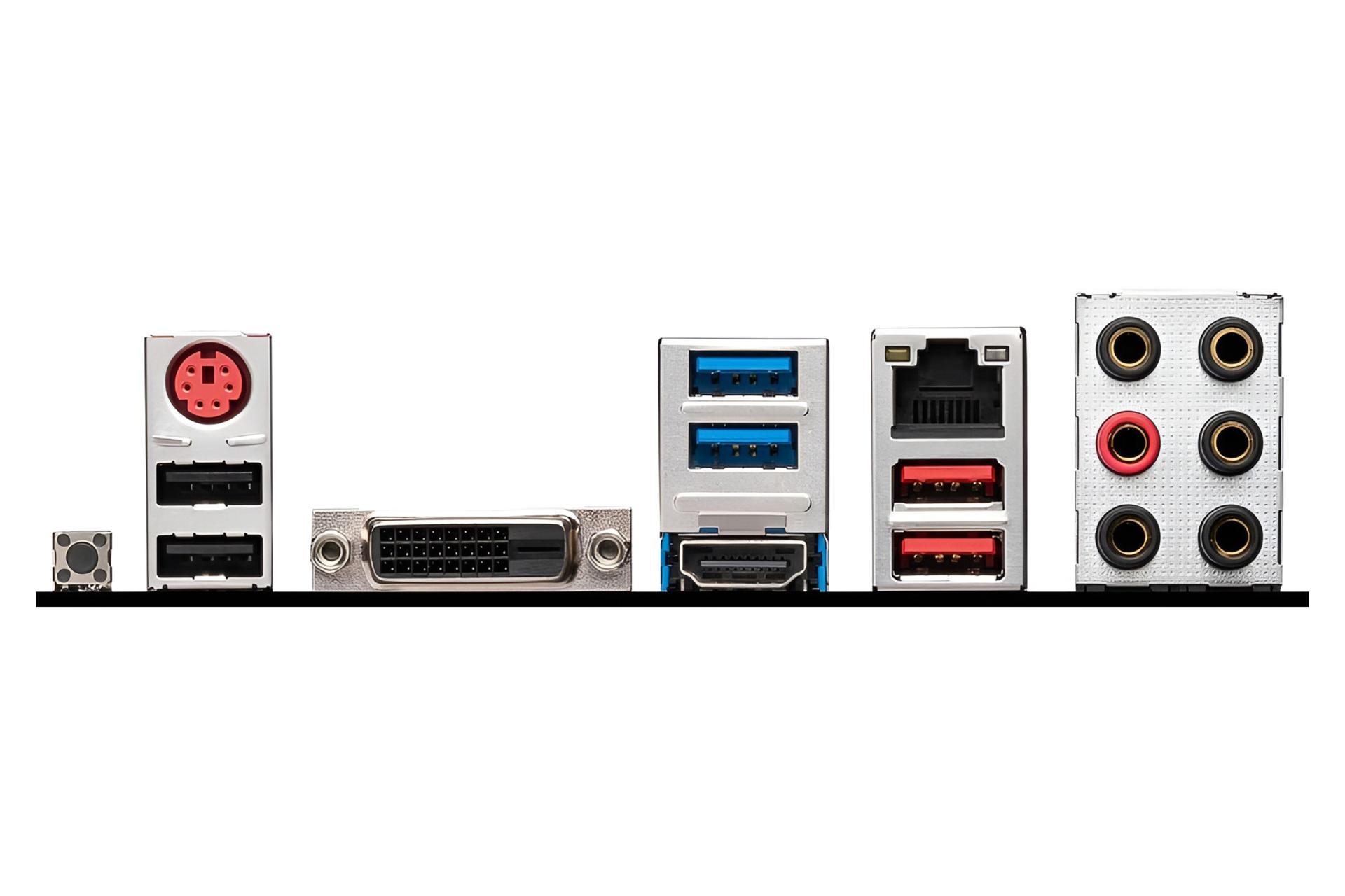 درگاه های مادربرد ام اس آی MSI B550 GAMING GEN3