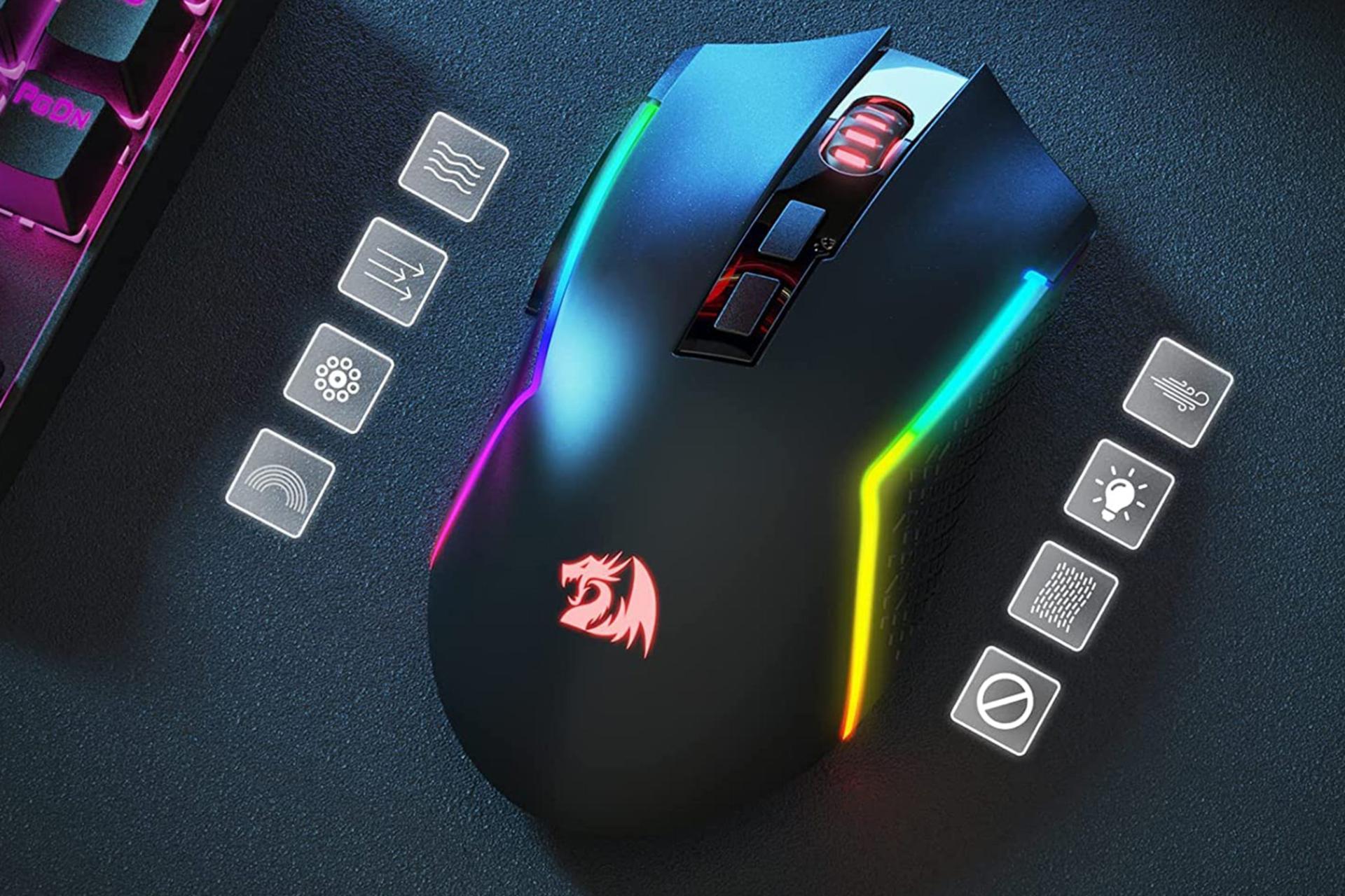 نمای بالای ماوس ردراگون Redragon TRIDENT PRO M693