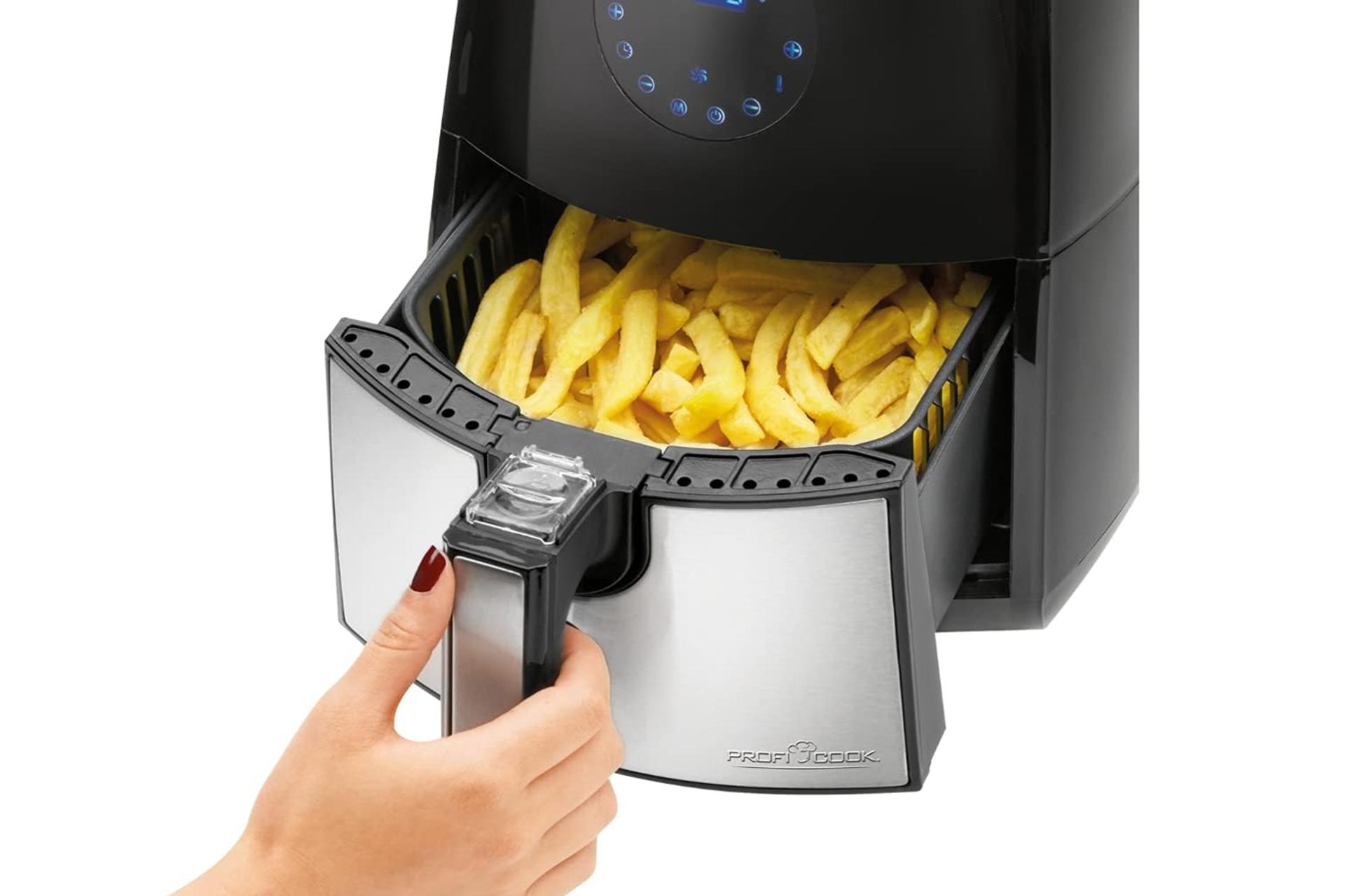 حجم مخزن سرخ کن و هواپز پروفی کوک PC-FR 1147