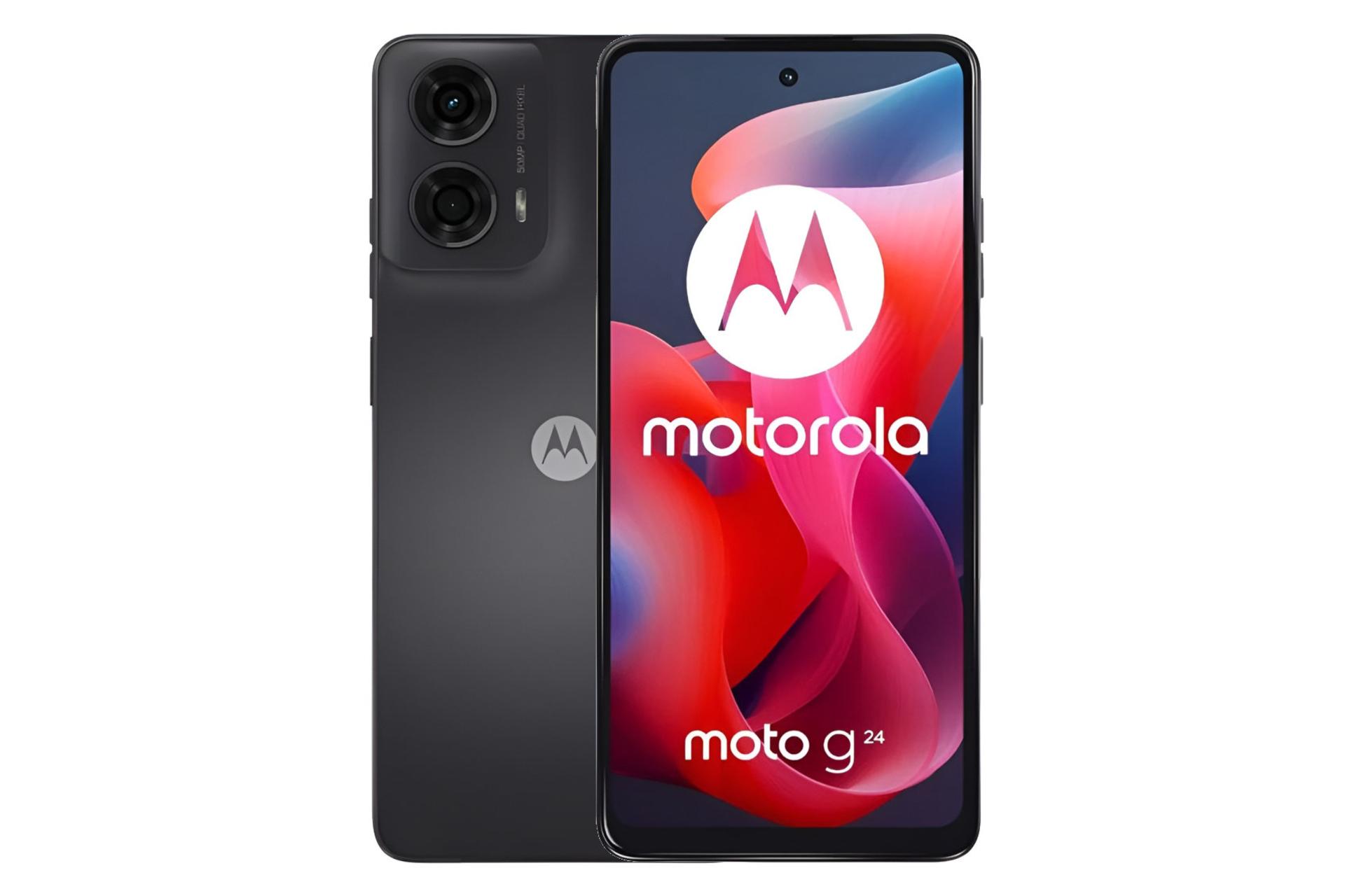 پنل جلو و پشت گوشی موبایل موتو G34 موتورولا مشکی / Motorola Moto G24