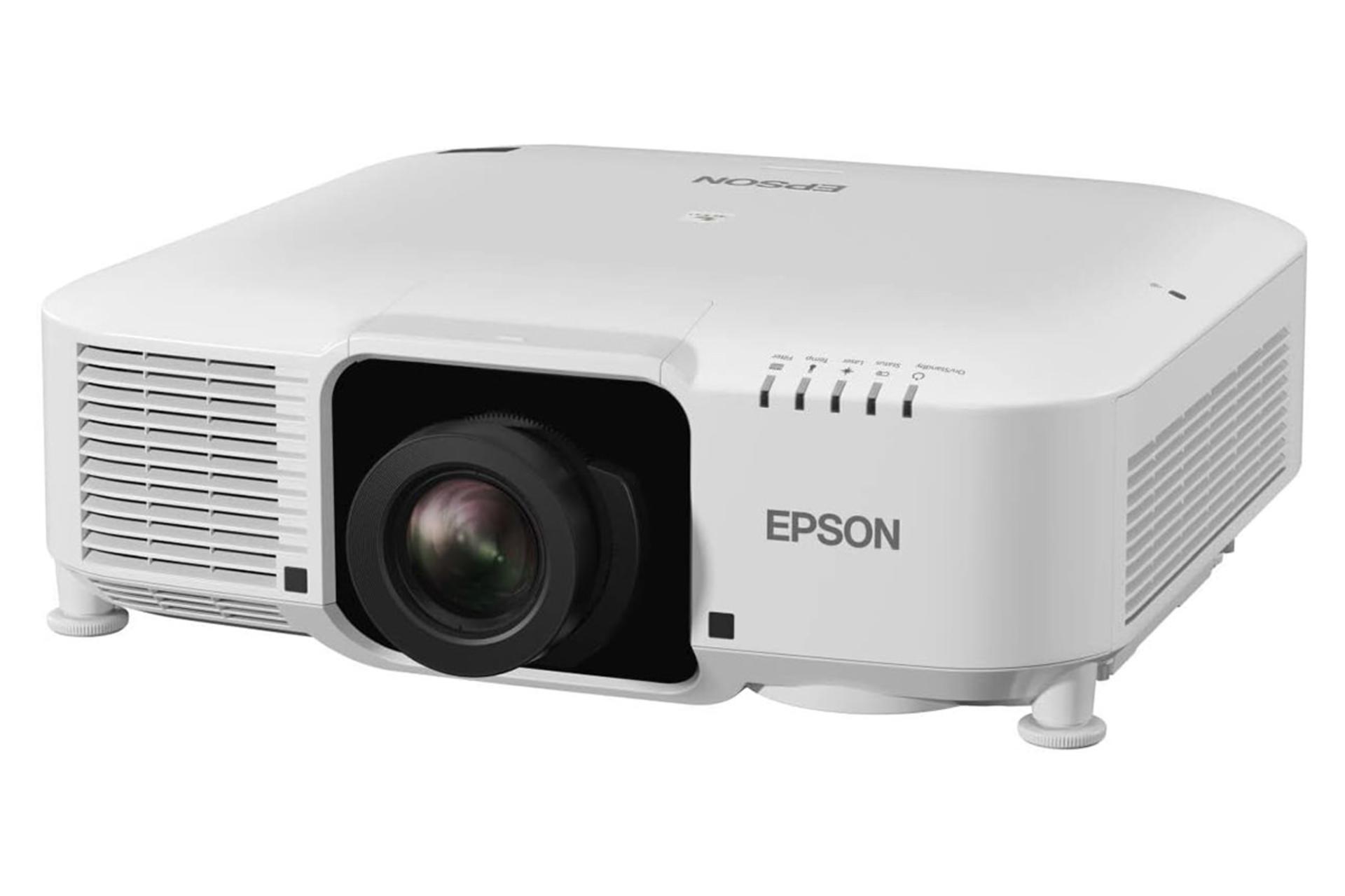 ویدیو پروژکتور اپسون Epson EB-PU1008 نمای جلو و راست