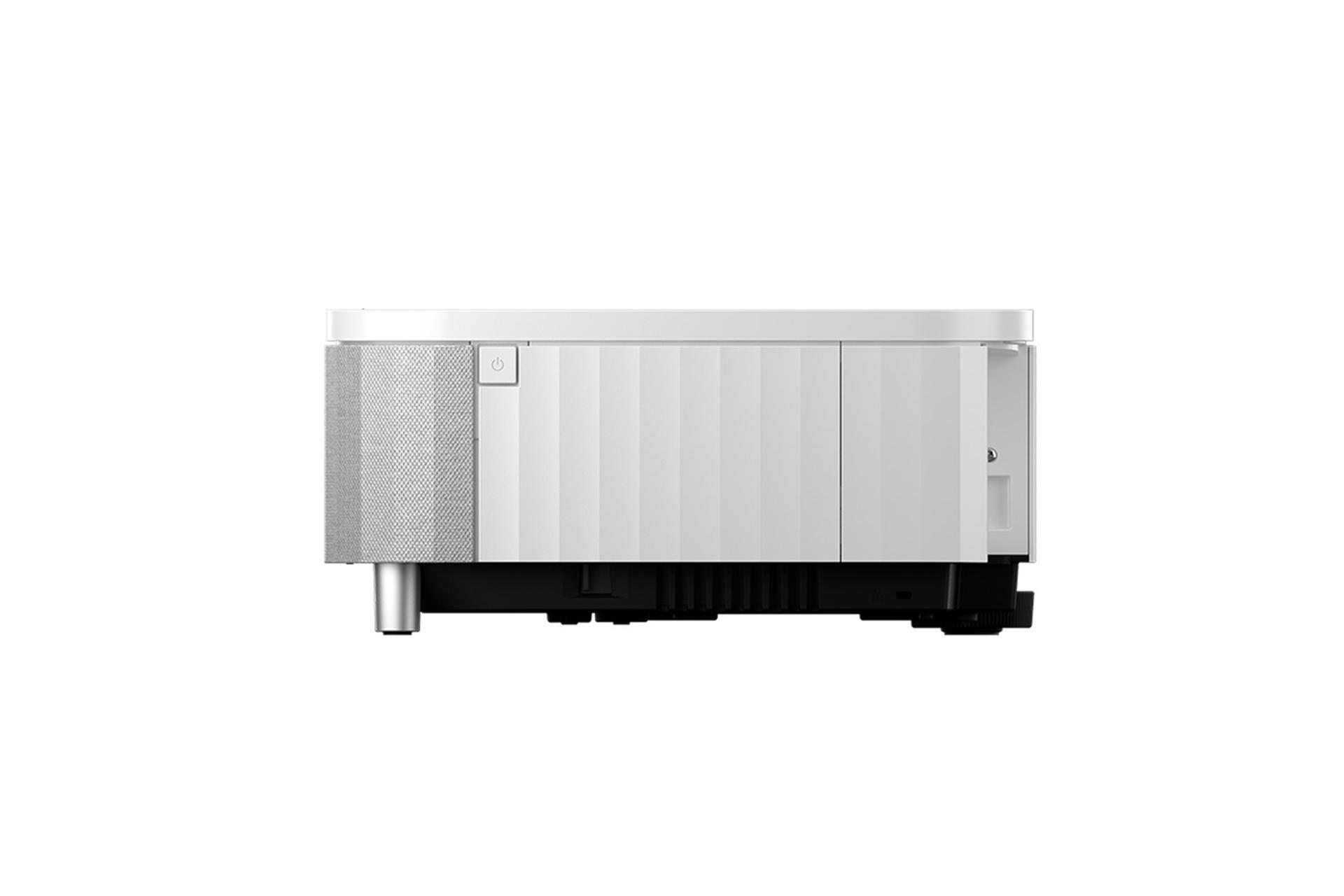 ویدیو پروژکتور اپسون Epson EH-LS800 نمای جانبی رنگ سفید