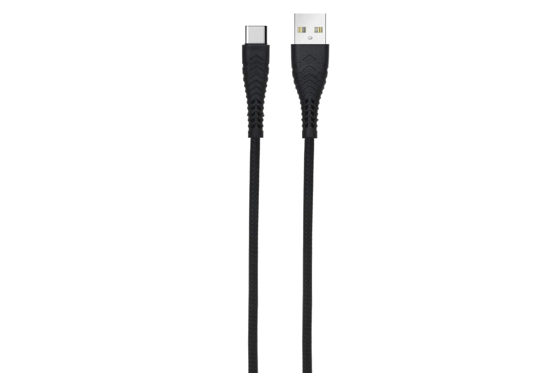 کابل شارژ USB زیلوت Type-A به Type-C مدل ARMI-C03C با طول 1 متر مشکی