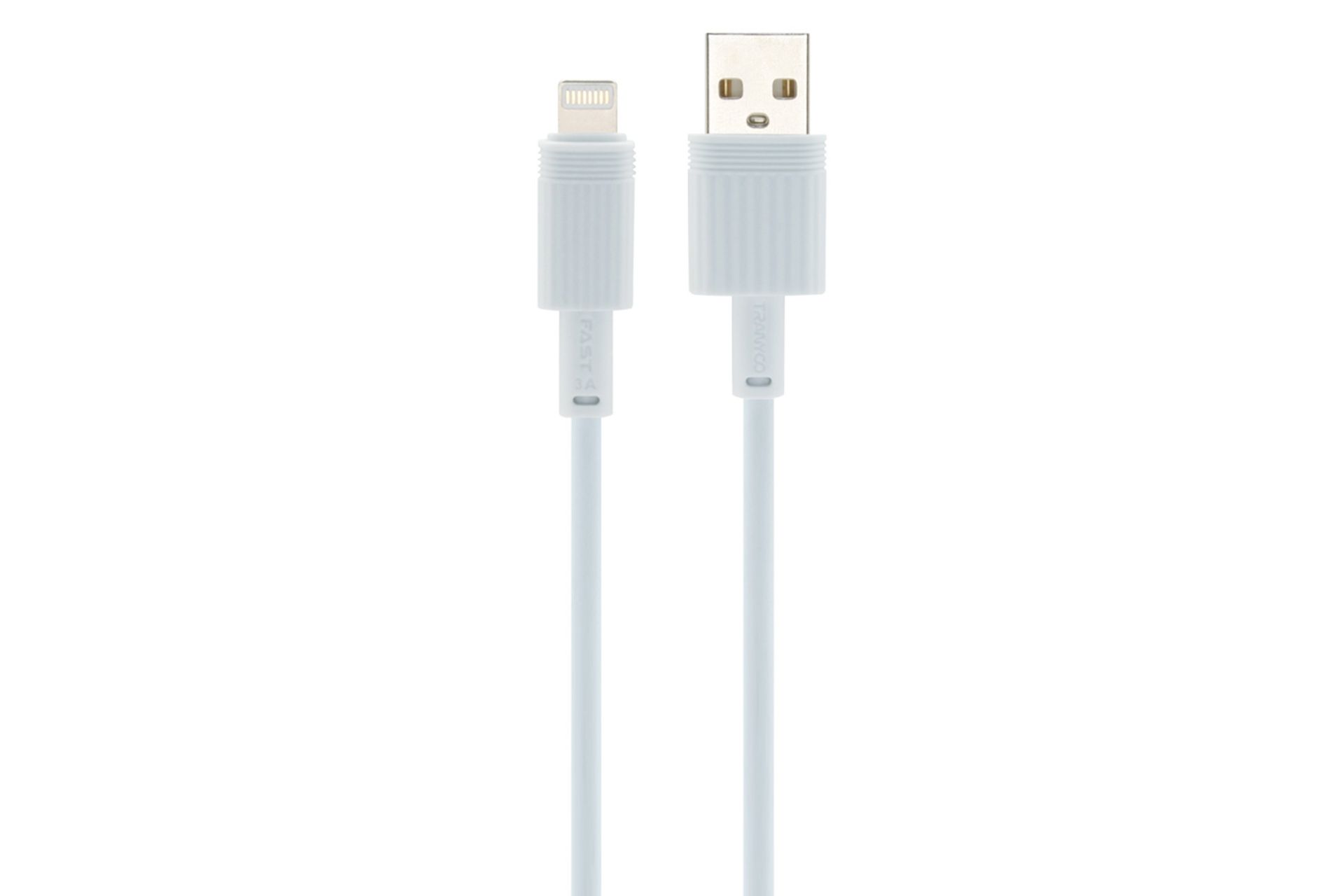 کابل شارژ USB ترانیو Type-A به Lightning مدل S13-I با طول 1 متر سفید
