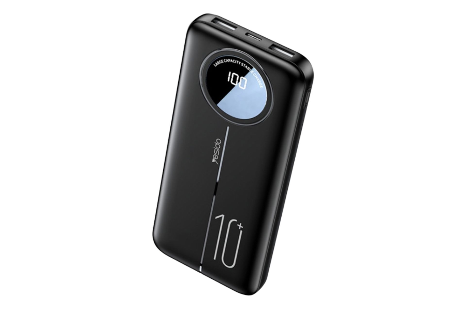 نمای پورت پاوربانک یسیدو yp40 با ظرفیت 10000 میلی‌آمپر ساعت