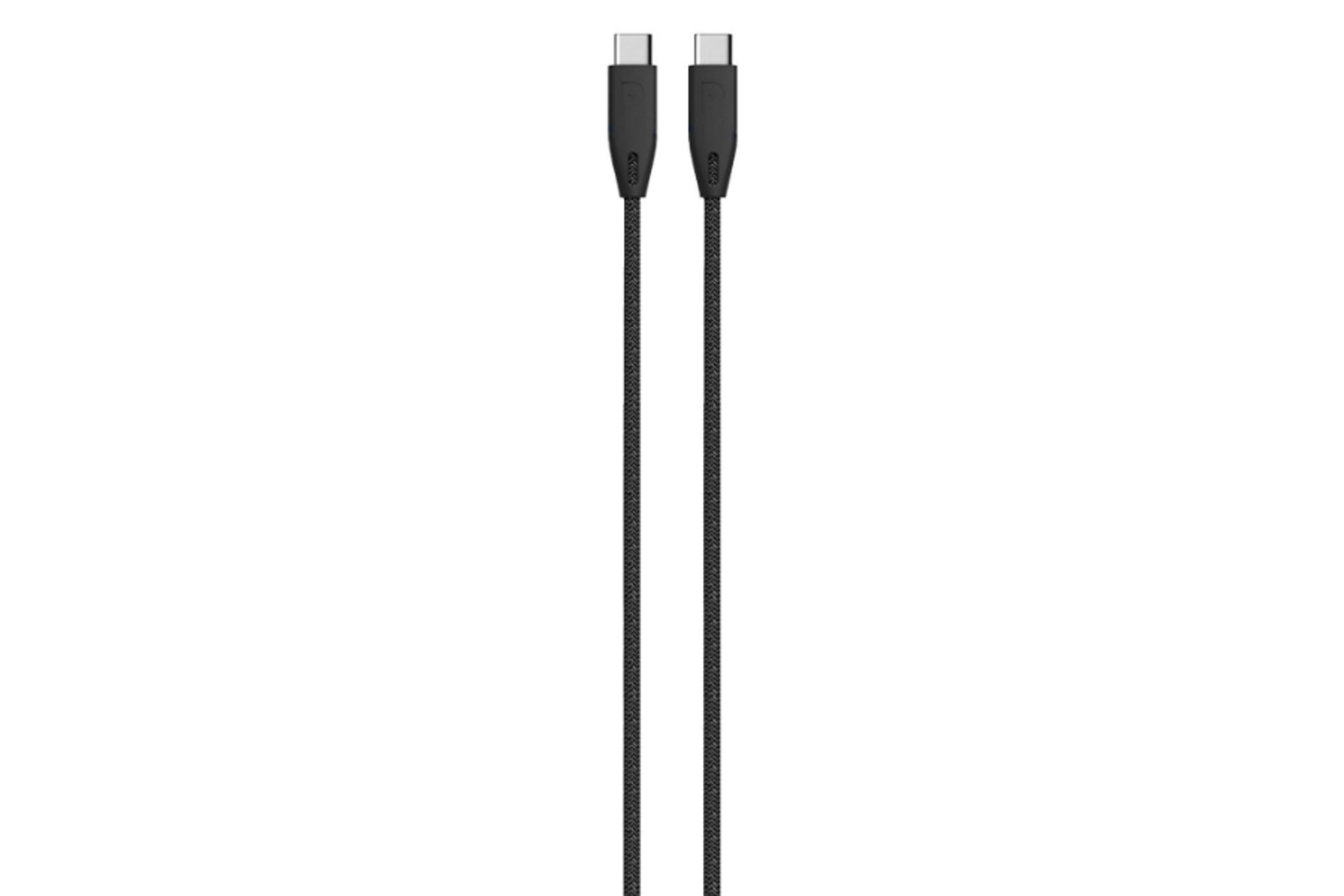 کابل شارژ USB پاورولوجی Type-C به Type-C مدل PBCC2 با طول 2 متر