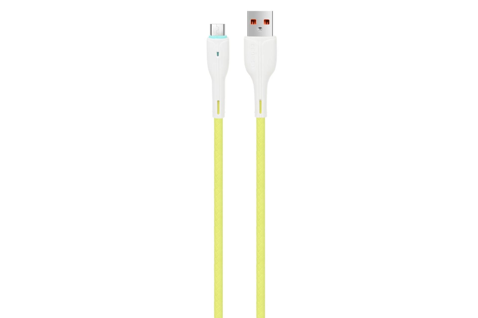 کابل شارژ USB دنمن Type-A به Micro-USB مدل D16V-CH با طول 1 متر فسفری