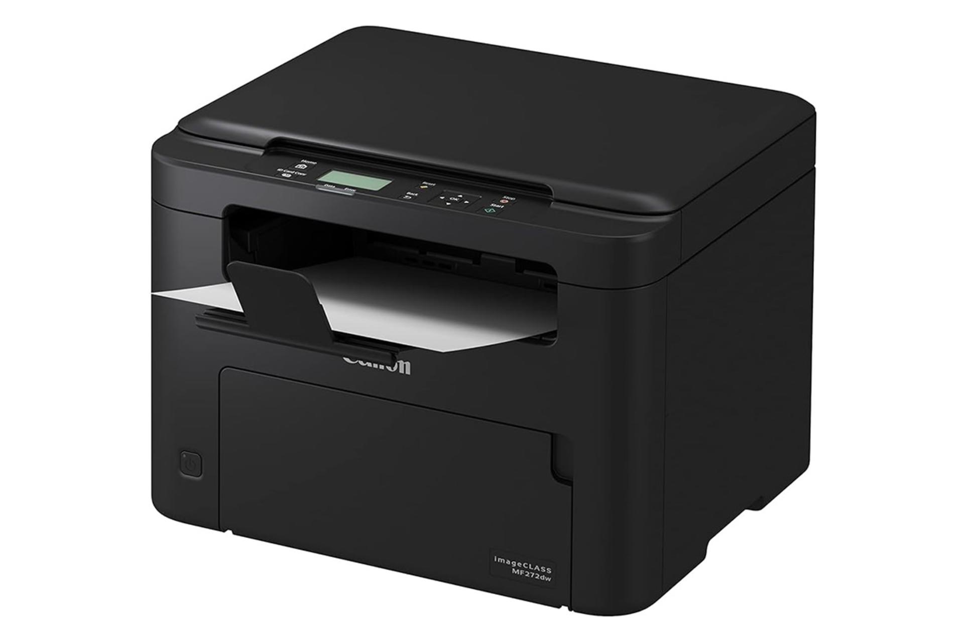 پرینتر کانن Canon MF272dw نمای بالا و راست رنگ مشکی