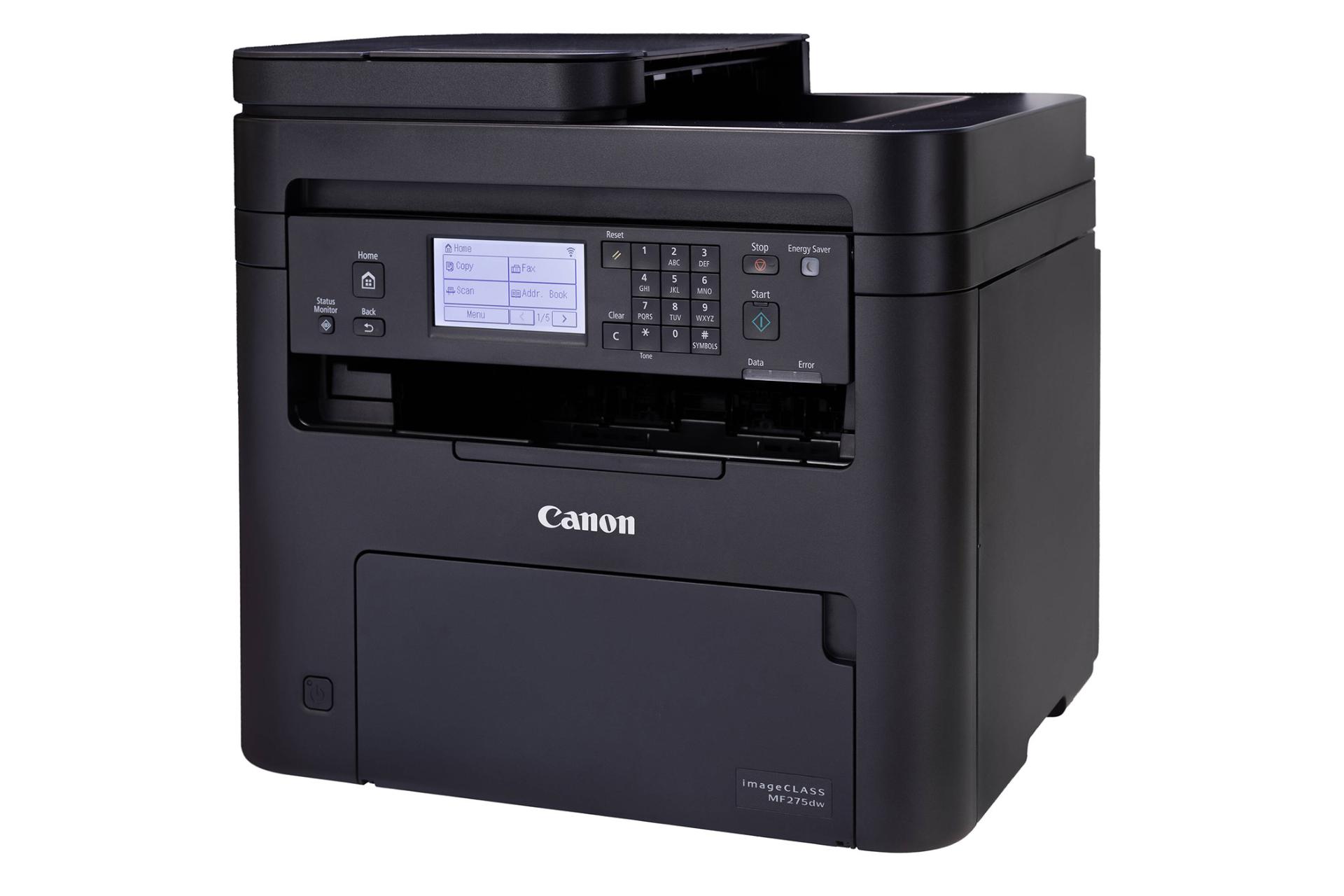 پرینتر کانن Canon MF275dw نمای جلو و راست