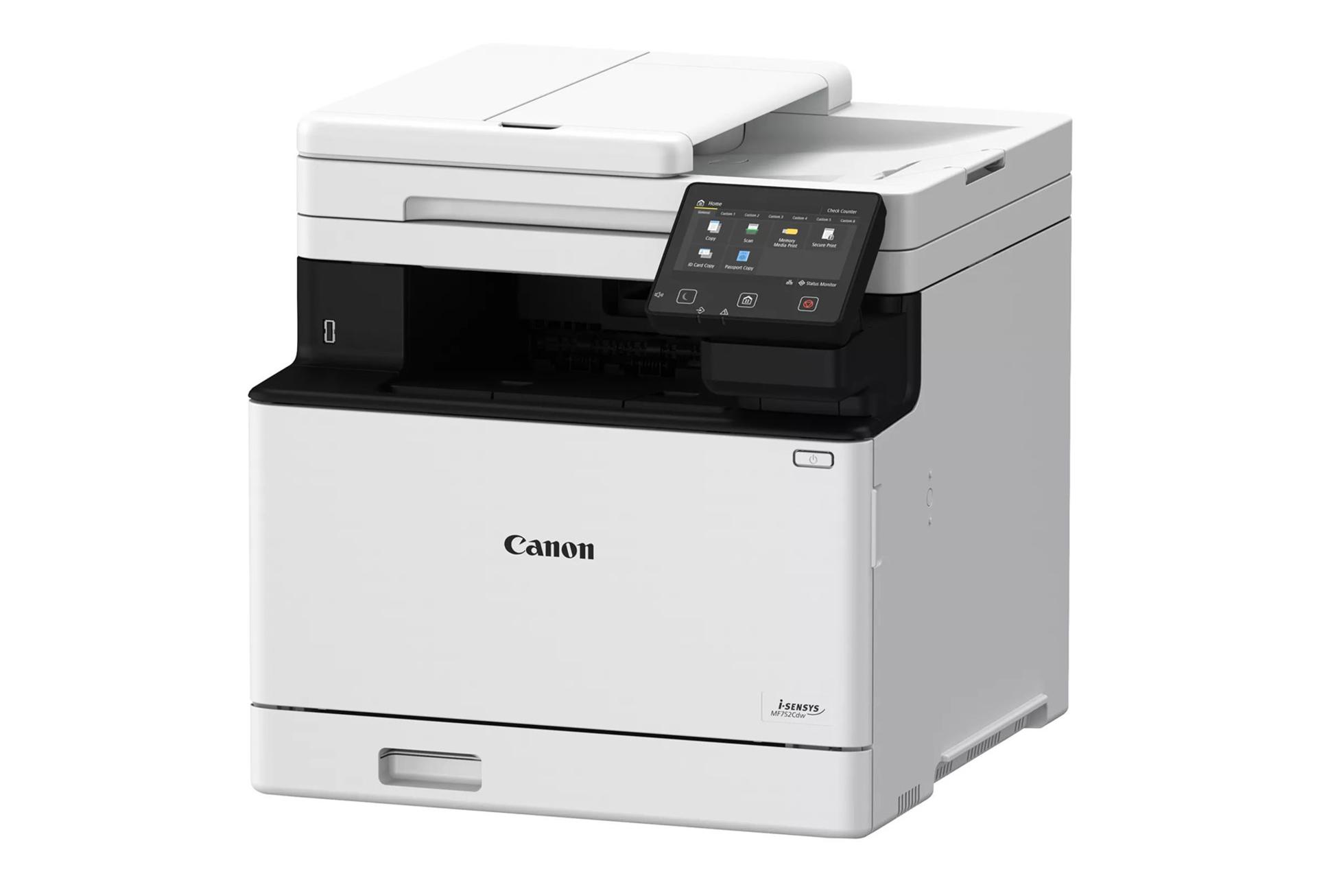 پرینتر کانن Canon MF752Cdw نمای جلو و راست