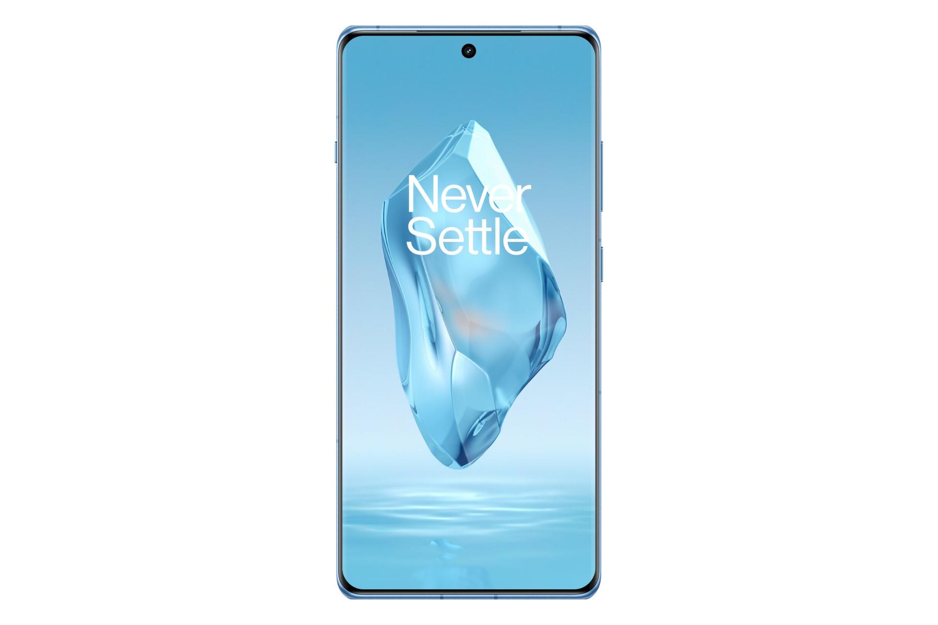 پنل جلو و صفحه نمایش گوشی موبایل وان پلاس OnePlus 12R آبی