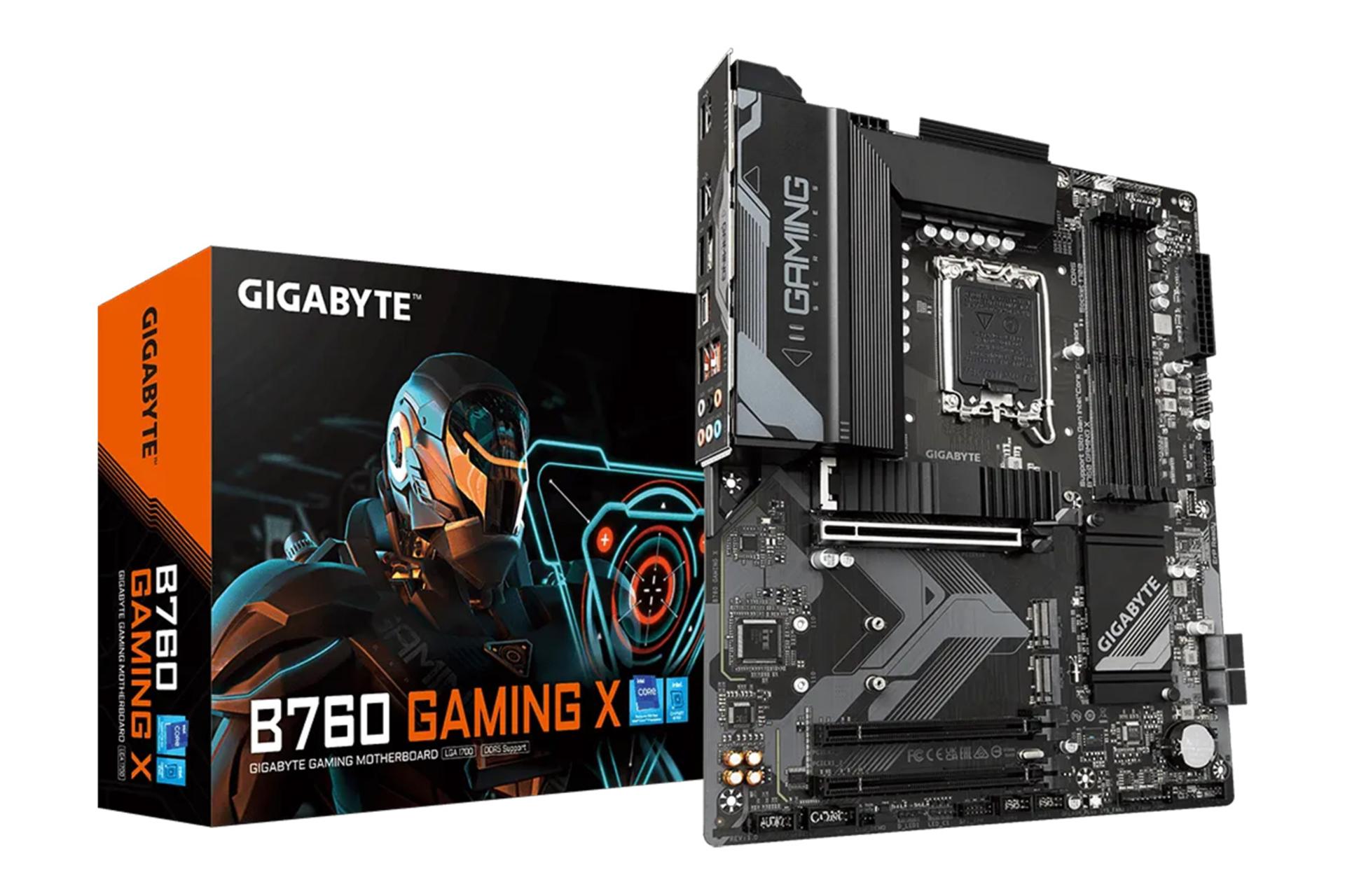 مادربرد گیگابایت GIGABYTE B760 GAMING X (rev. 1.0) به همراه جعبه