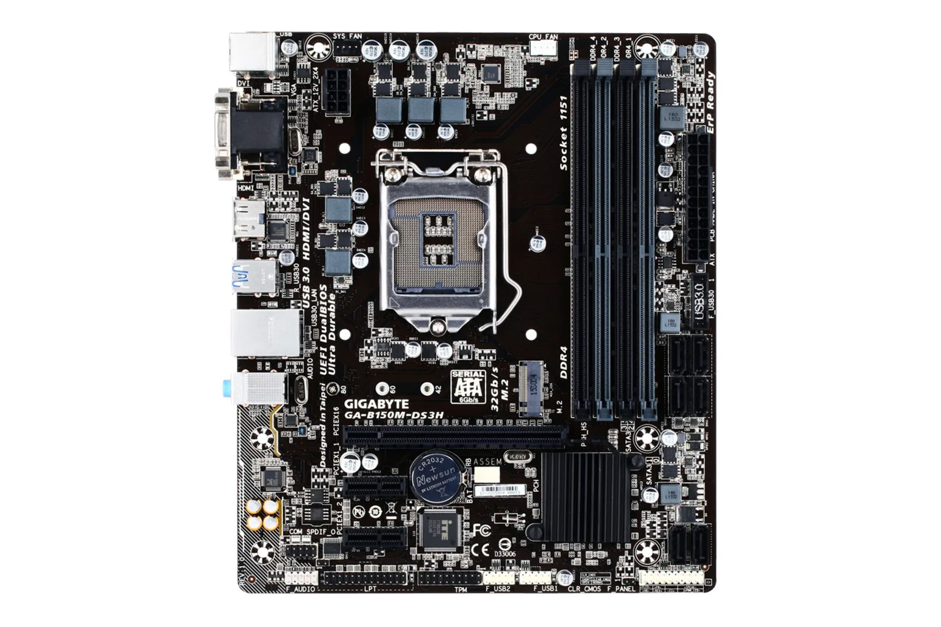 مادربرد گیگابایت GIGABYTE GA-B150M-DS3H (rev. 1.0)