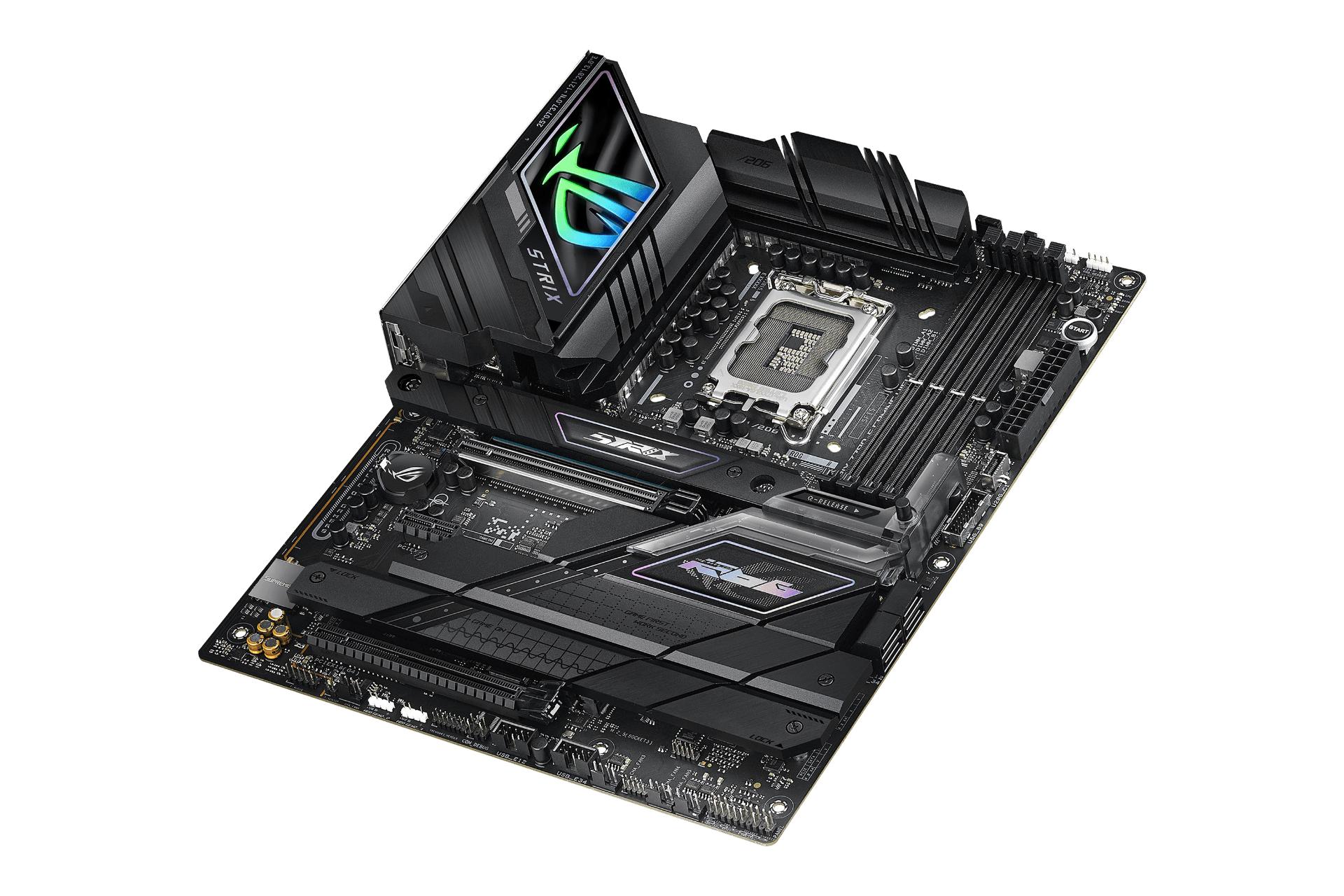 نمای کناری مادربرد ایسوس ASUS ROG STRIX Z790-F GAMING WIFI II