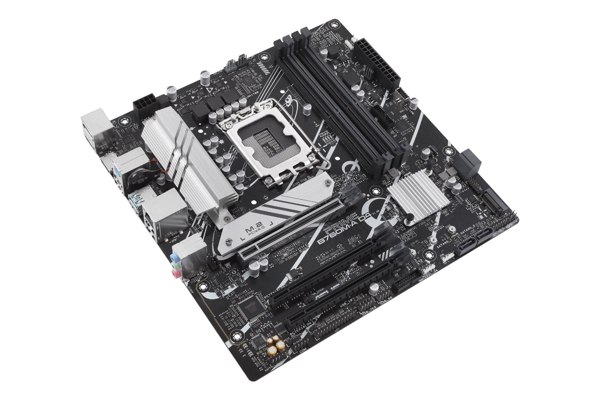نمای کناری مادربرد ایسوس ASUS PRIME B760M-A D4-CSM