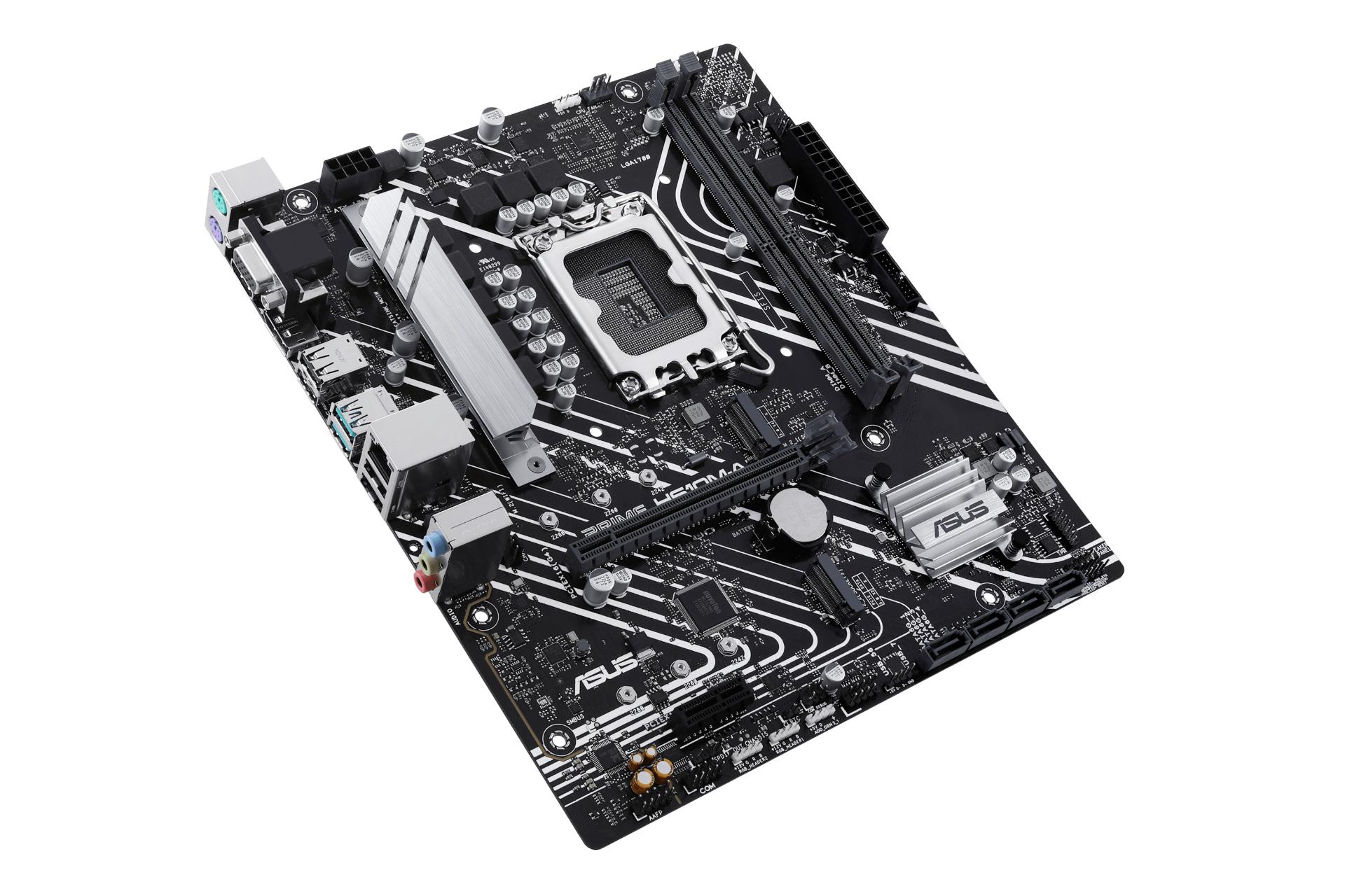 نمای کناری مادربرد ایسوس ASUS PRIME H610M-A