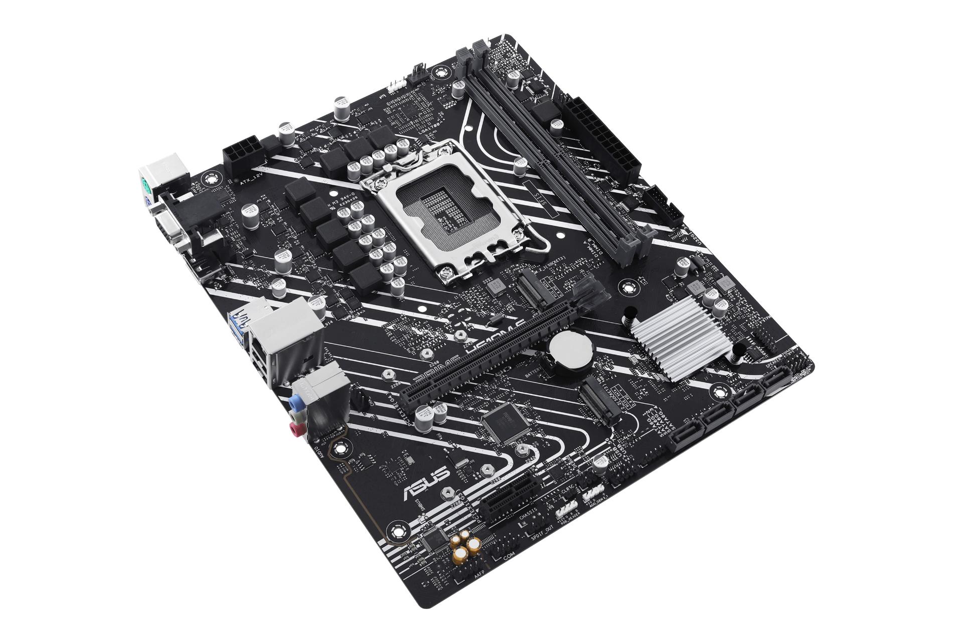 نمای کناری مادربرد ایسوس ASUS PRIME H610M-E