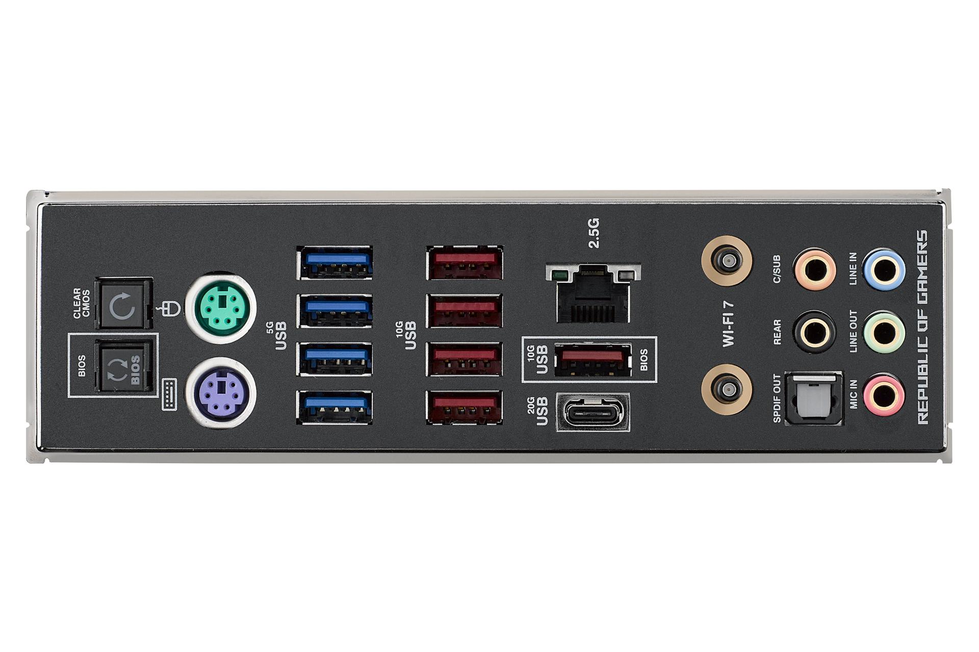 درگاه های مادربرد ایسوس ASUS ROG MAXIMUS Z790 APEX ENCORE