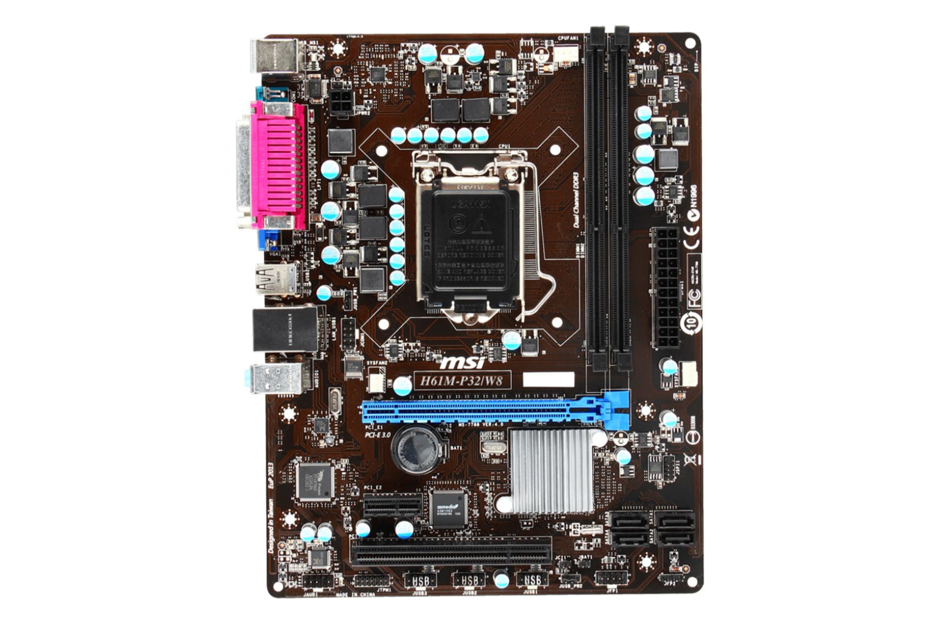 مادربرد ام اس آی MSI H61M-P32/W8