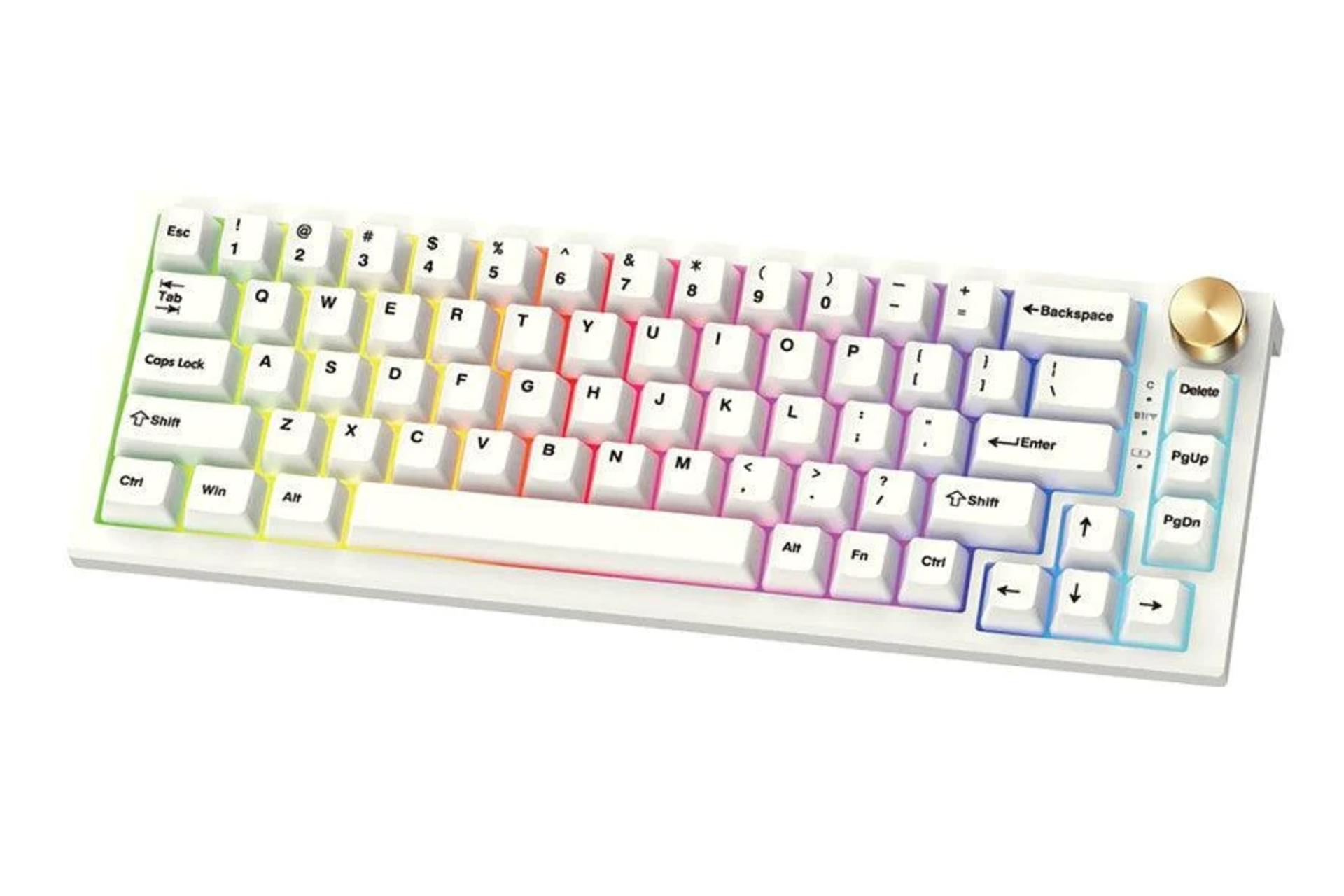 کیبورد فنتک MAXFIT67 MK858 سفید