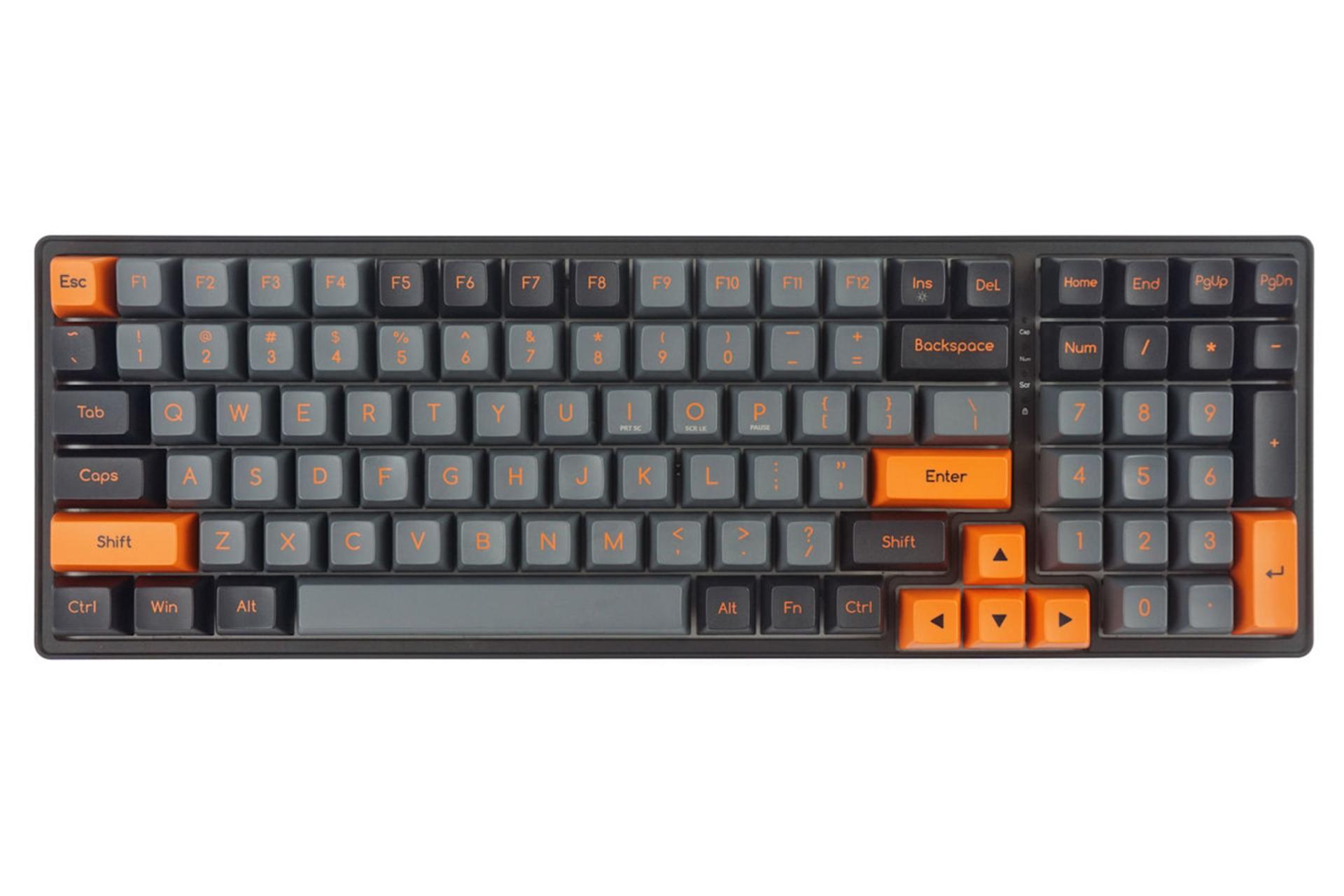 نمای بالا و دکمه های کیبورد مچنیک K600