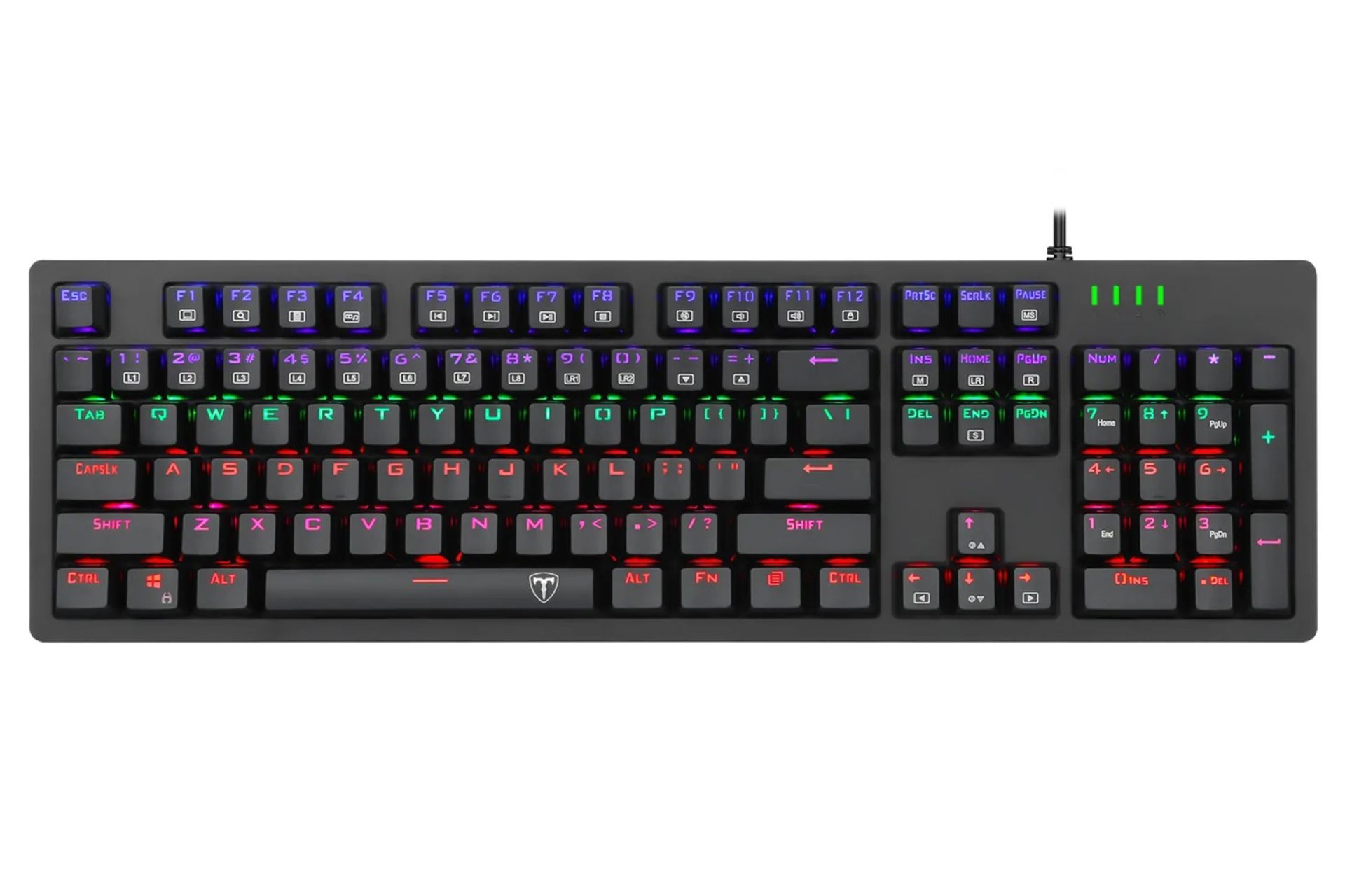 نمای بالا و دکمه های کیبورد تی دگر Bermuda T-TGK312