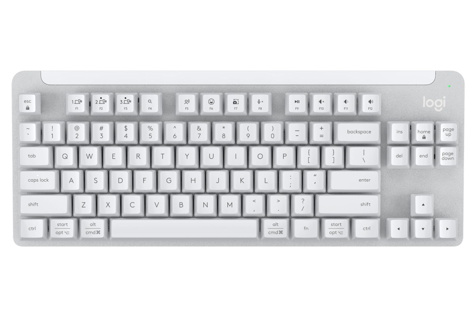 کیبورد لاجیتک Signature K855 رنگ سفید