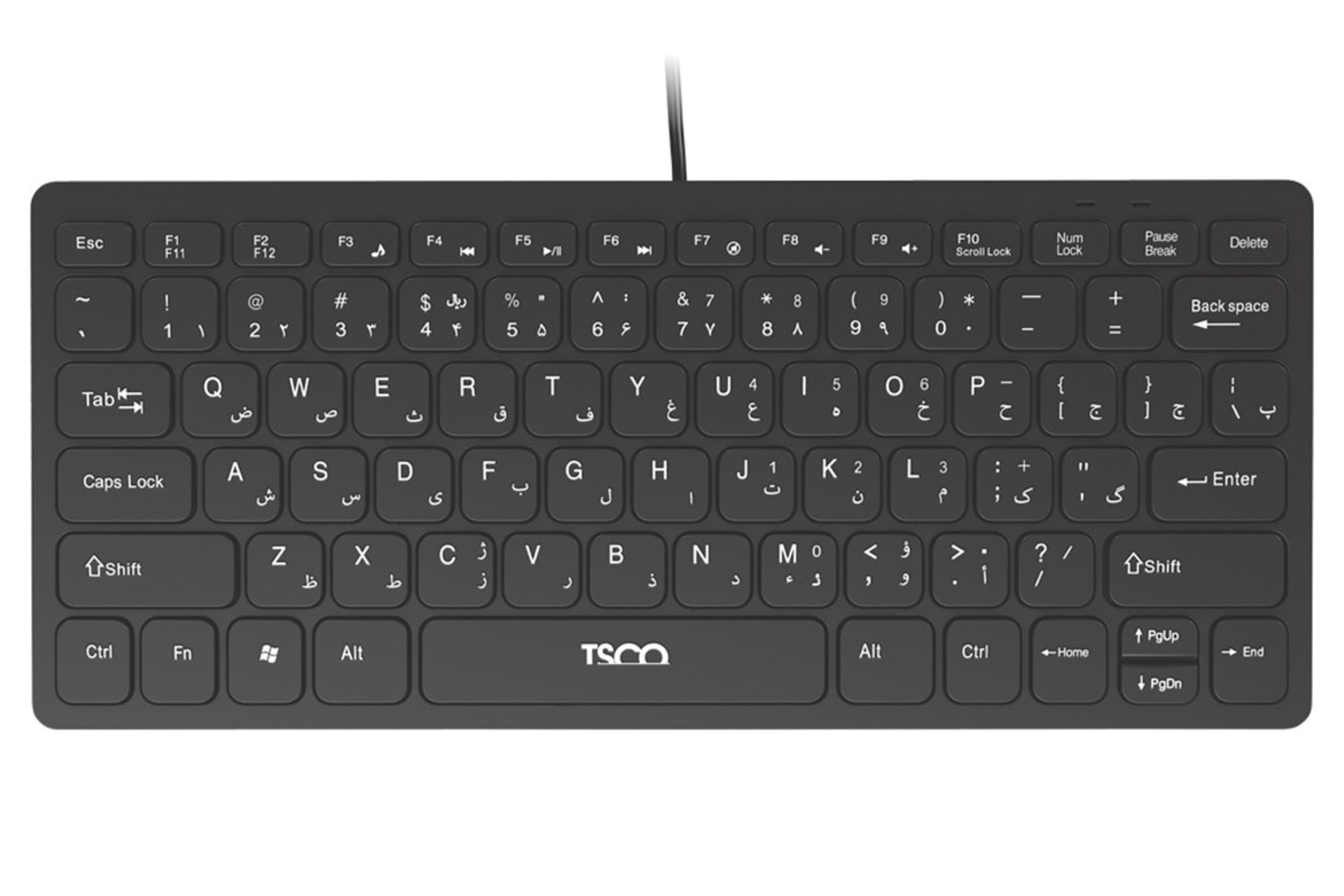 کیبورد تسکو TK 8037 رنگ مشکی
