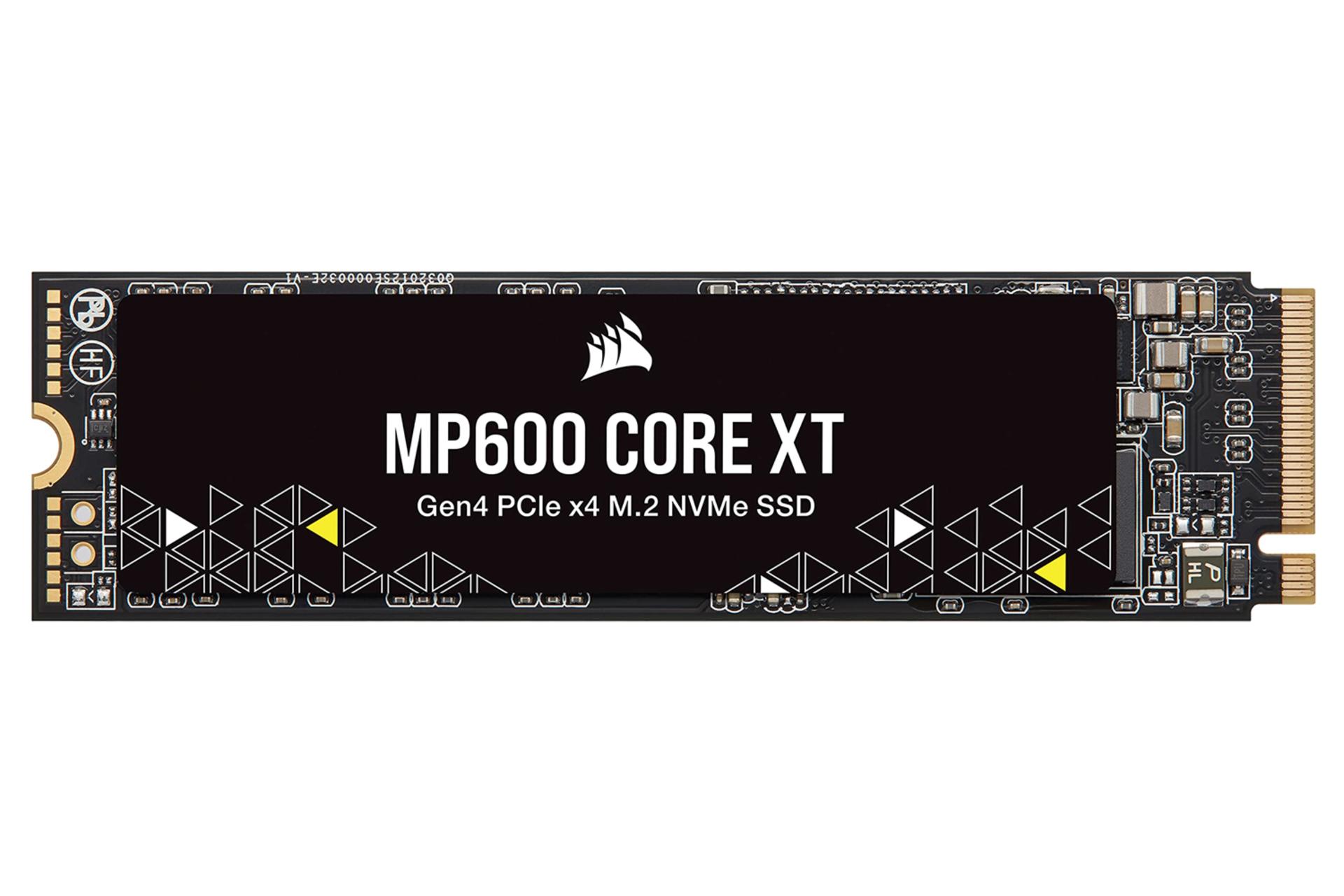 ابعاد و اندازه اس اس دی کورسیر MP600 CORE XT M.2 ظرفیت 4 ترابایت
