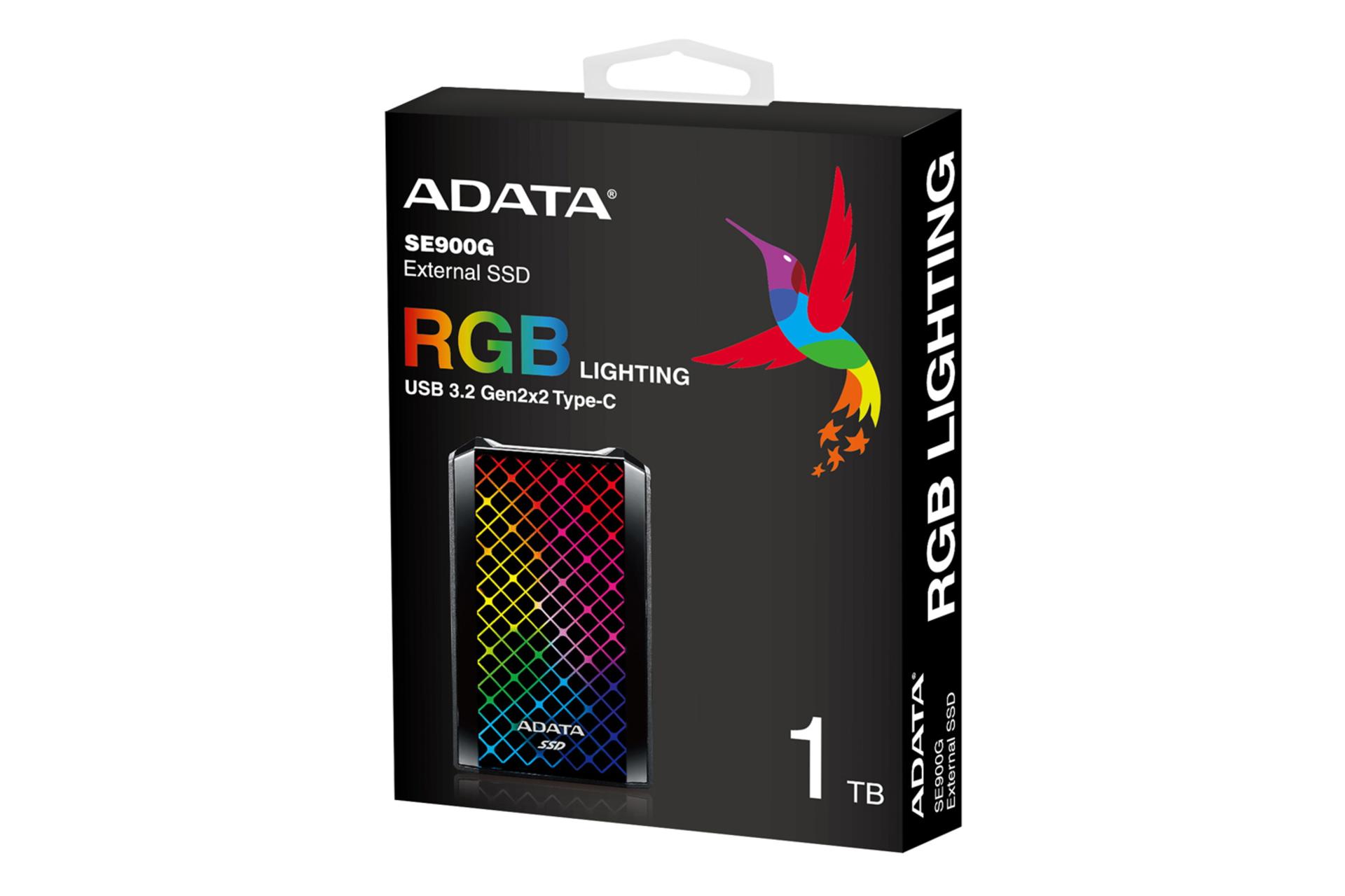 جعبه اس اس دی ای دیتا SE900G USB 3.2 Gen 2 ظرفیت 1 ترابایت