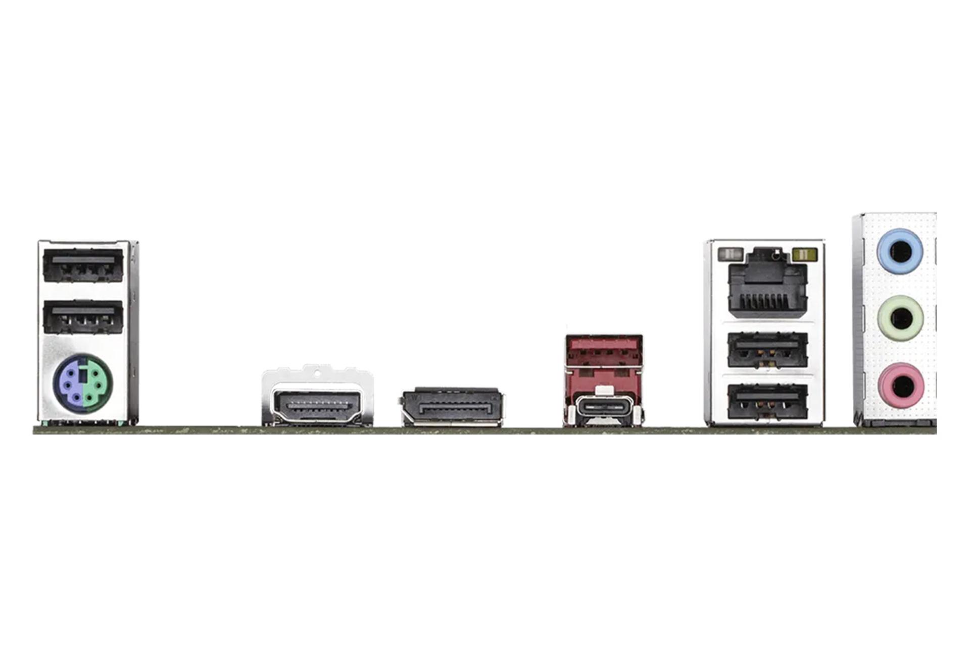 درگاه های مادربرد گیگابایت GIGABYTE B760 DS3H DDR4 (rev. 1.0)