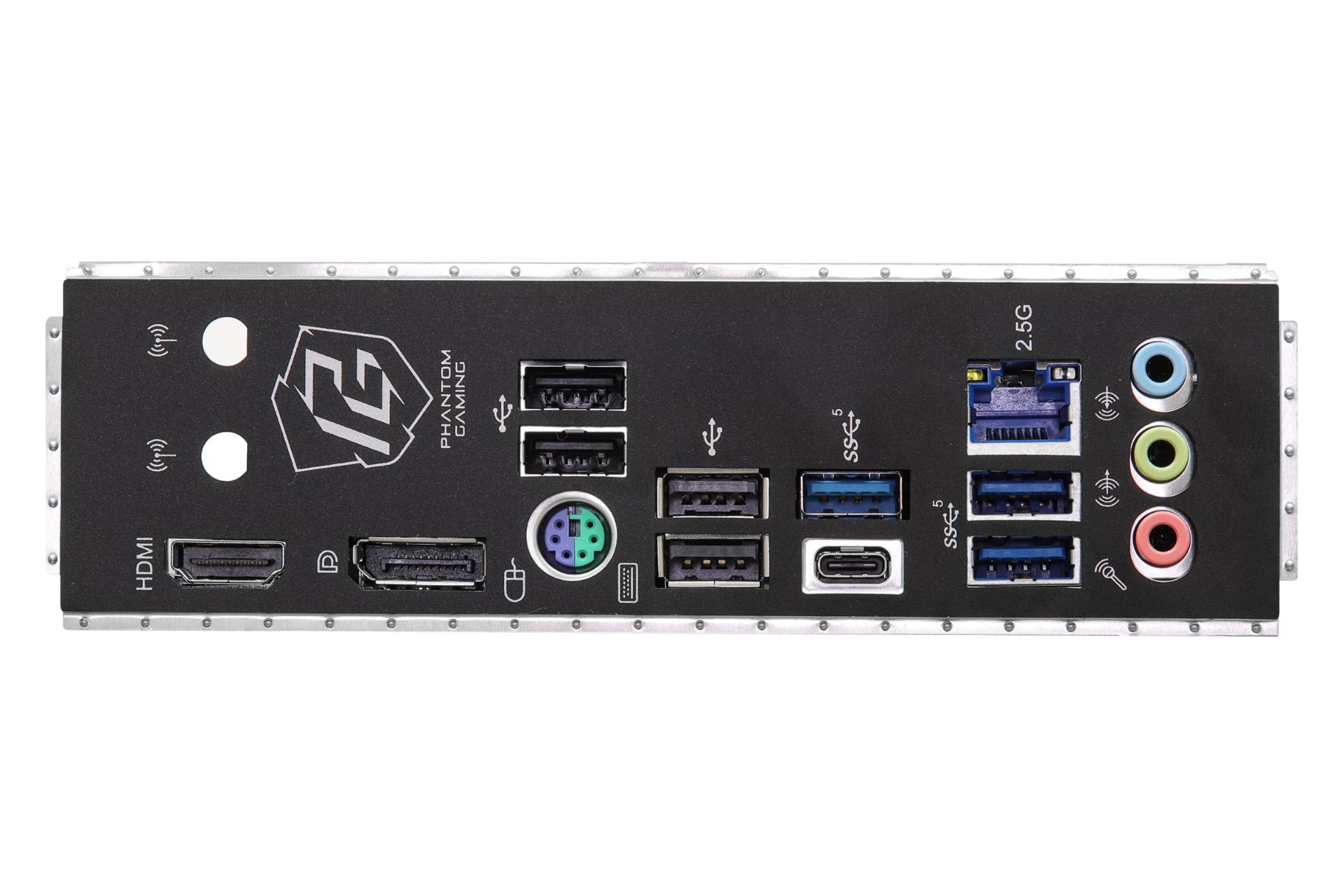 درگاه های مادربرد ازراک ASRock B760M PG Riptide