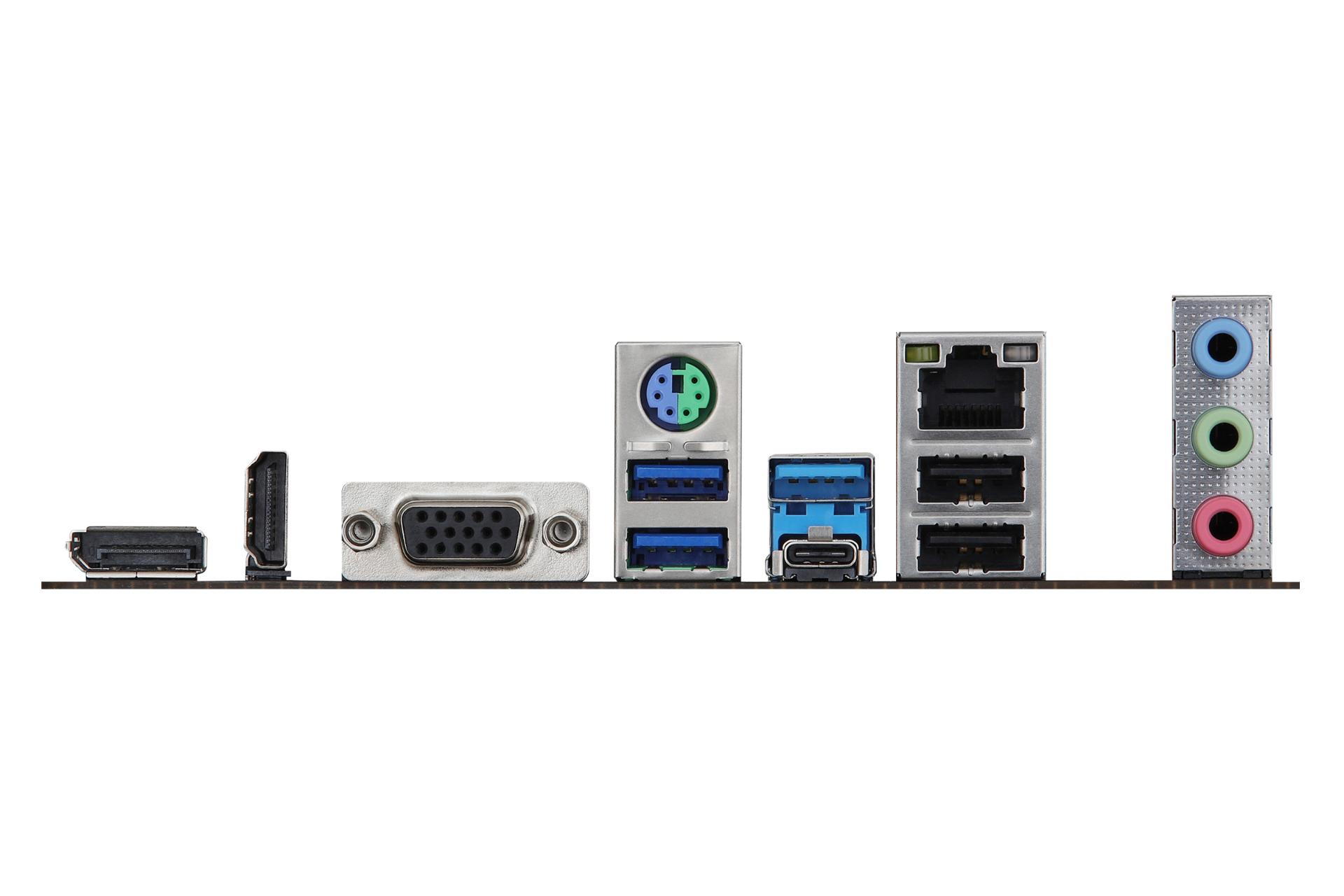 درگاه های مادربرد ازراک ASRock B760M-HDV/M.2 D4