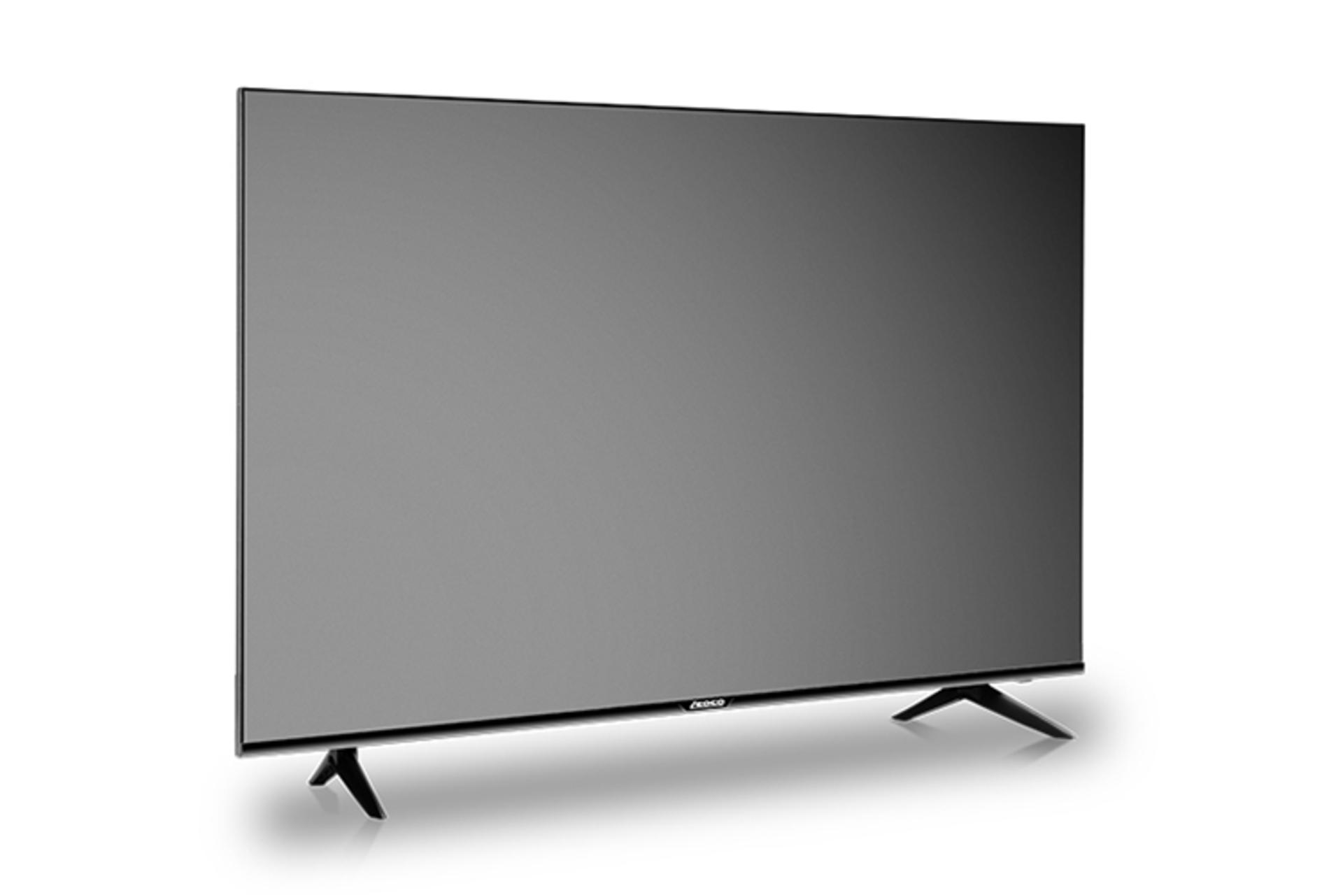 تلویزیون لئوکو Leoco L50000FS نمای چپ و جلو
