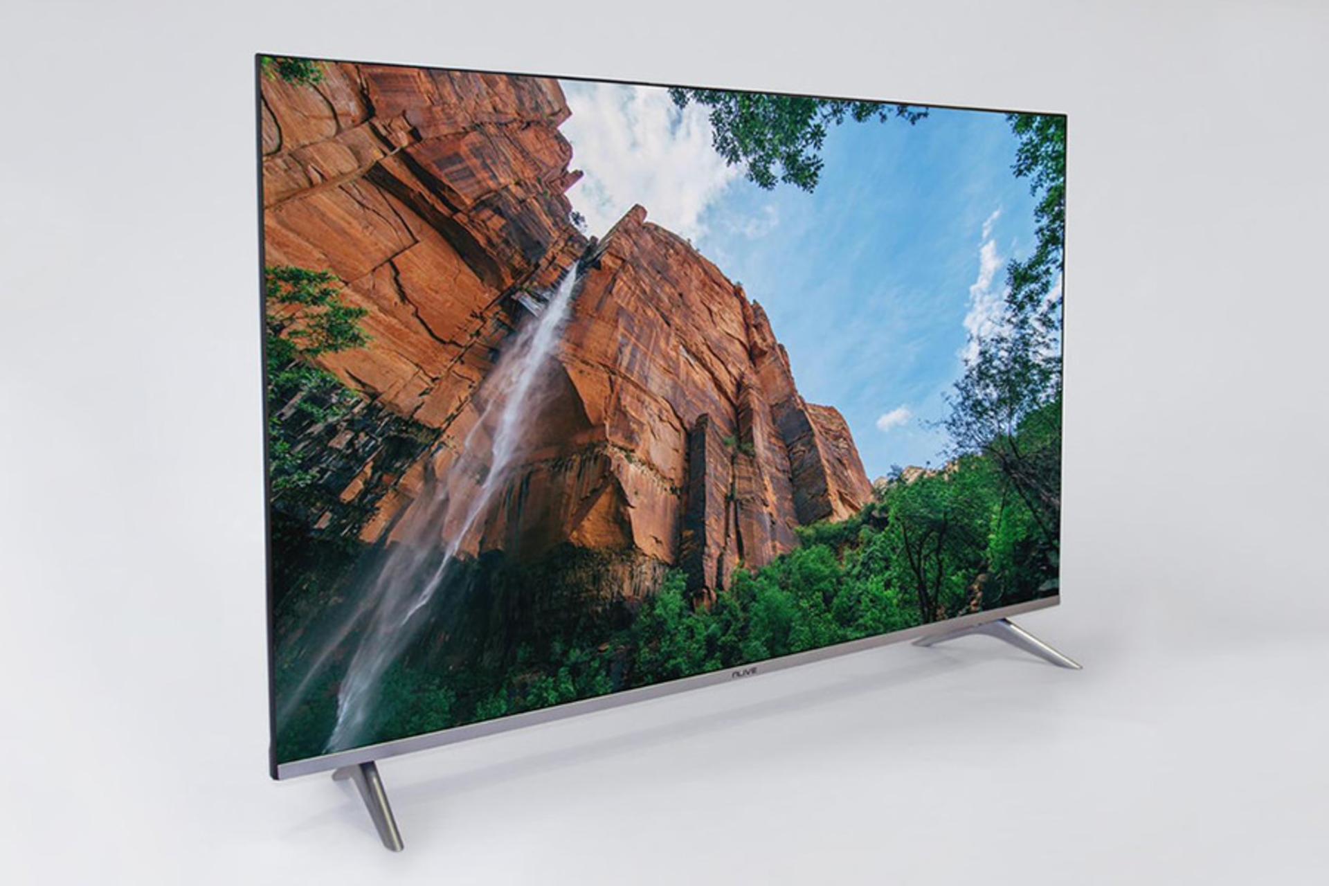 تلویزیون الیو Olive 43FE6540 نمای جلو و راست