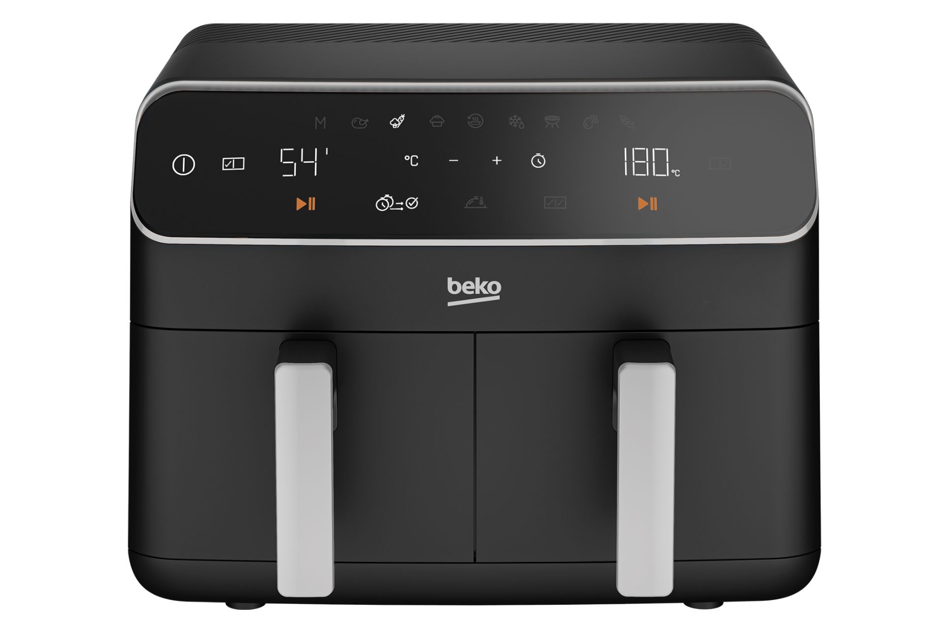 نمای جلو و دکمه های کنترل سرخ کن و هواپز بکو 5388