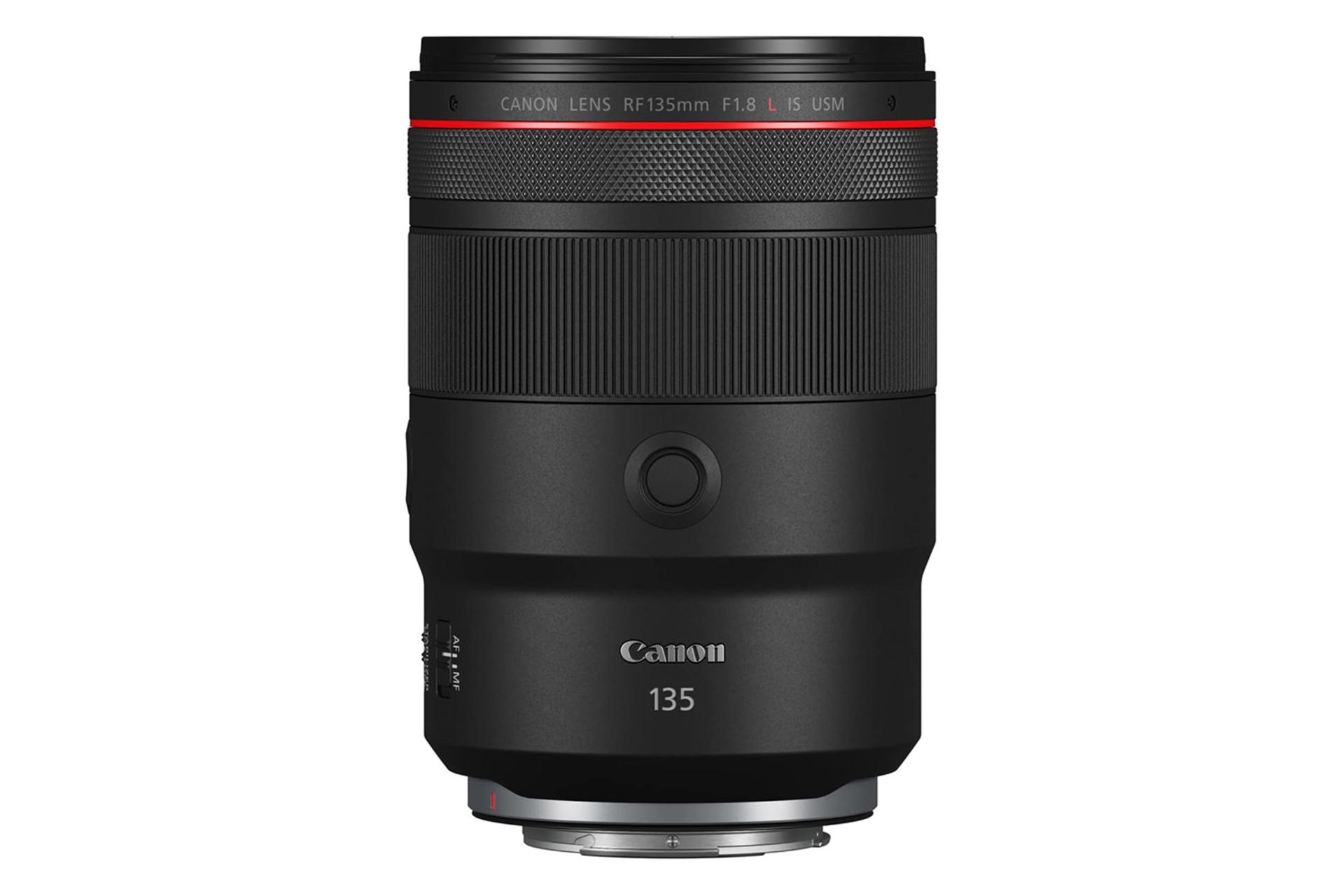 لنز کانن Canon RF 135mm F1.8 L IS USM نمای بالا