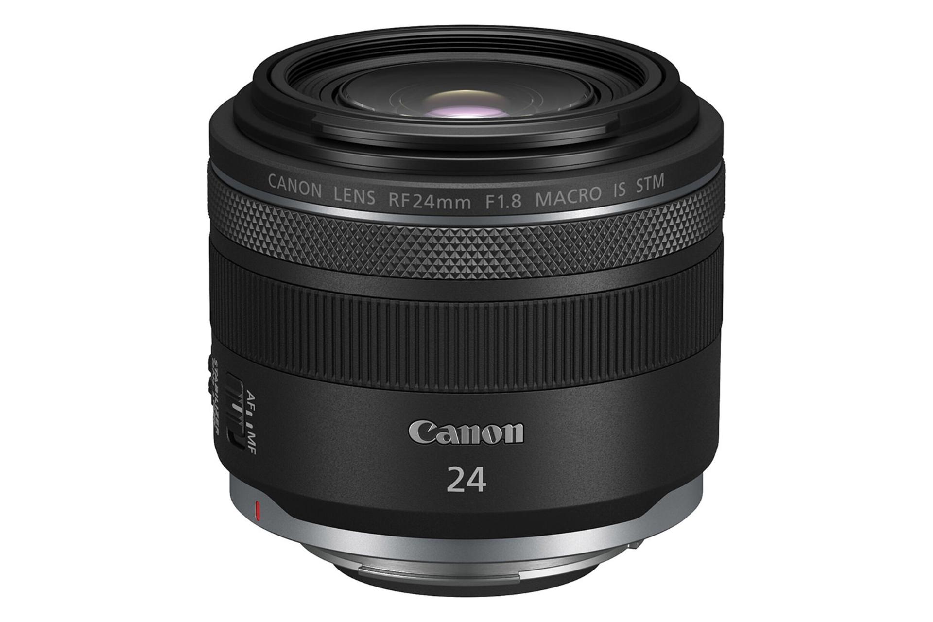 لنز کانن Canon RF 24mm F1.8 Macro IS STM نمای بالا