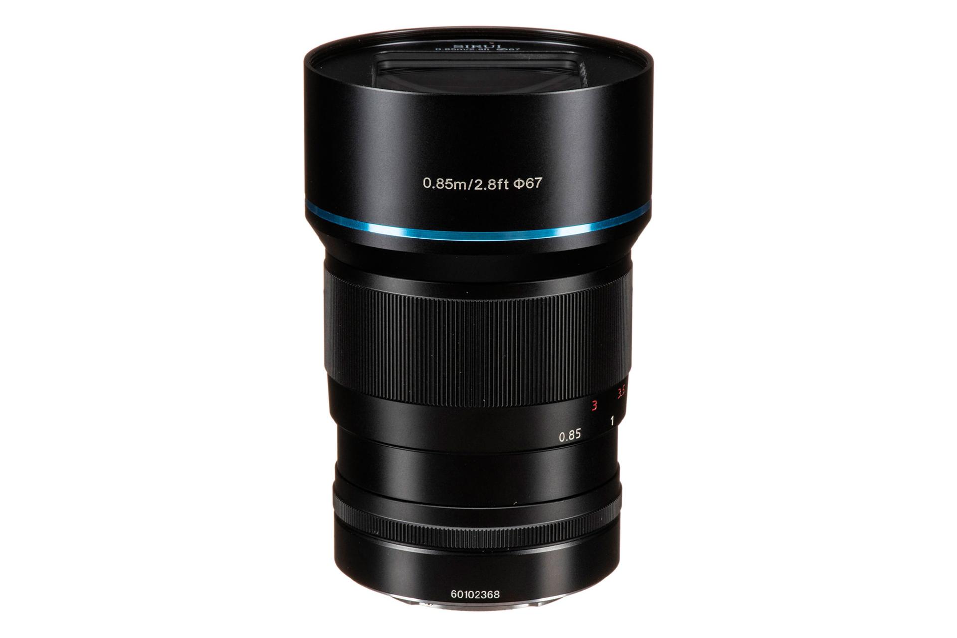 لنز سی روی SIRUI E Mount 50mm F1.8 Anamorphic 1.33X نمای بالا