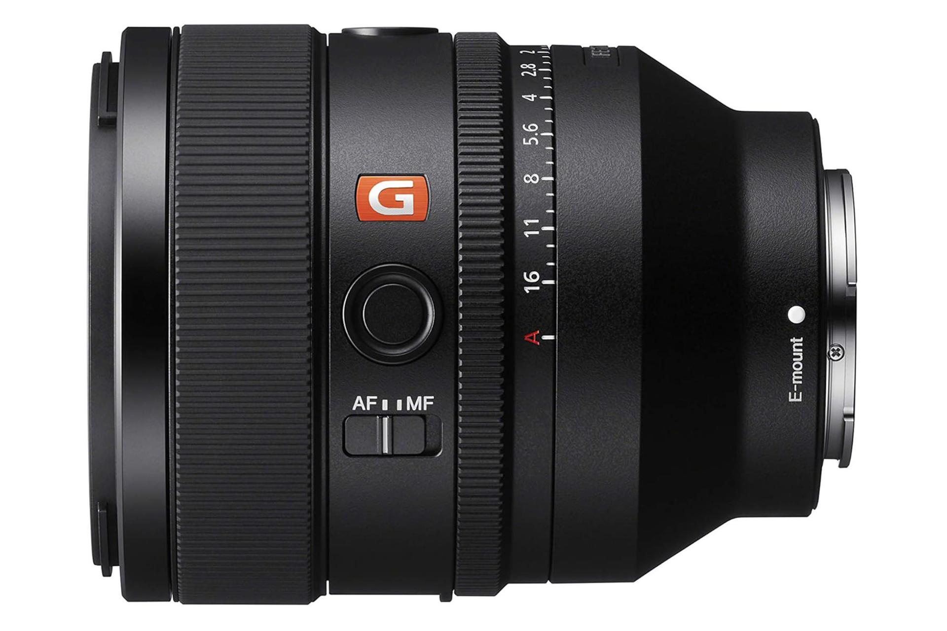 لنز سونی Sony FE 50mm F1.2 GM نمای جانبی