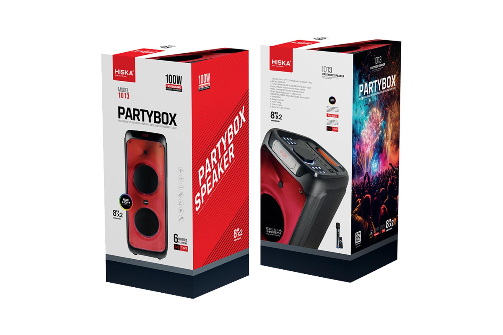 جعبه اسپیکر هیسکا Party Box 1013