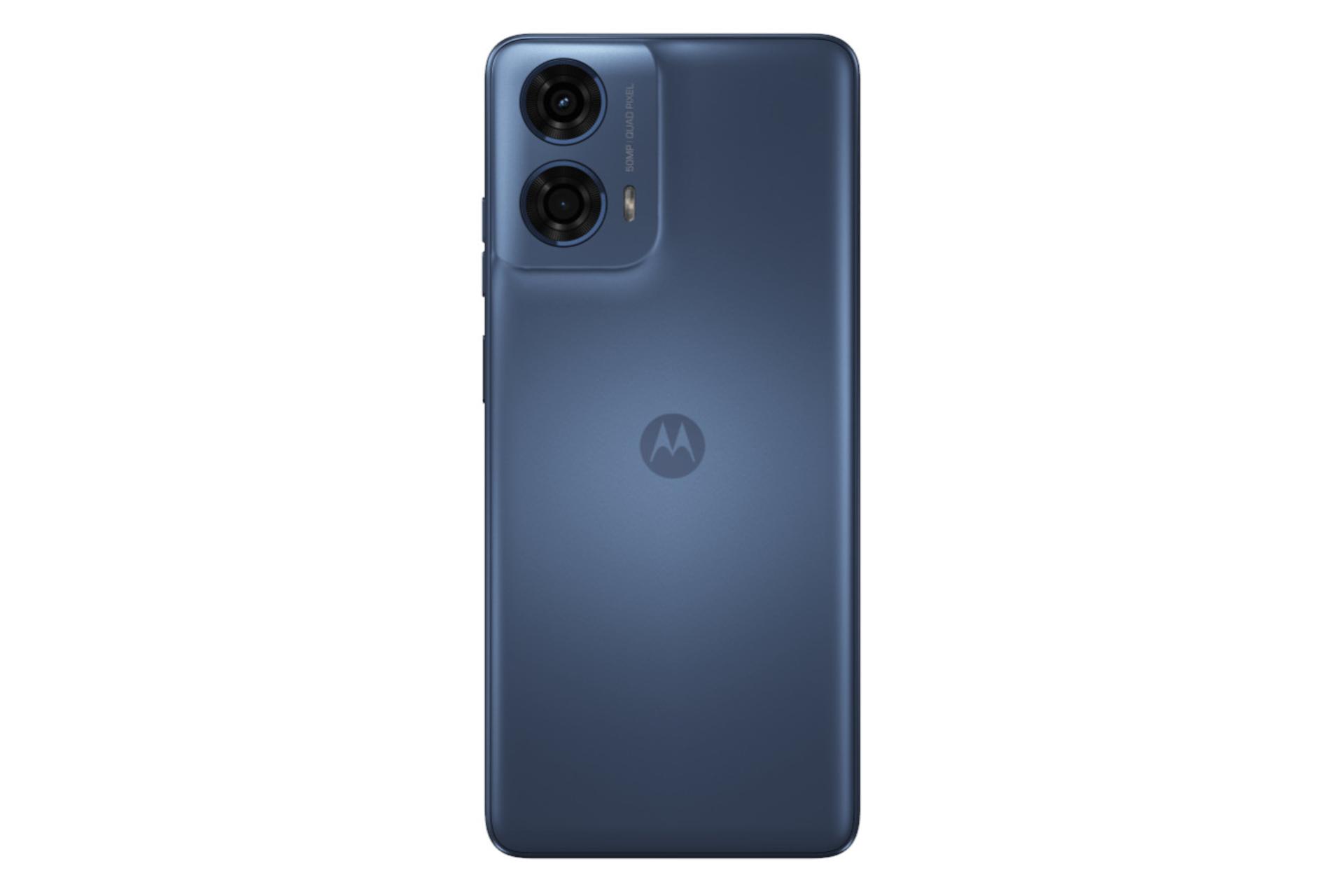 پنل پشت و چینش دوربین گوشی موبایل موتو G24 پاور موتورولا آبی تیره / Motorola Moto G24 Power