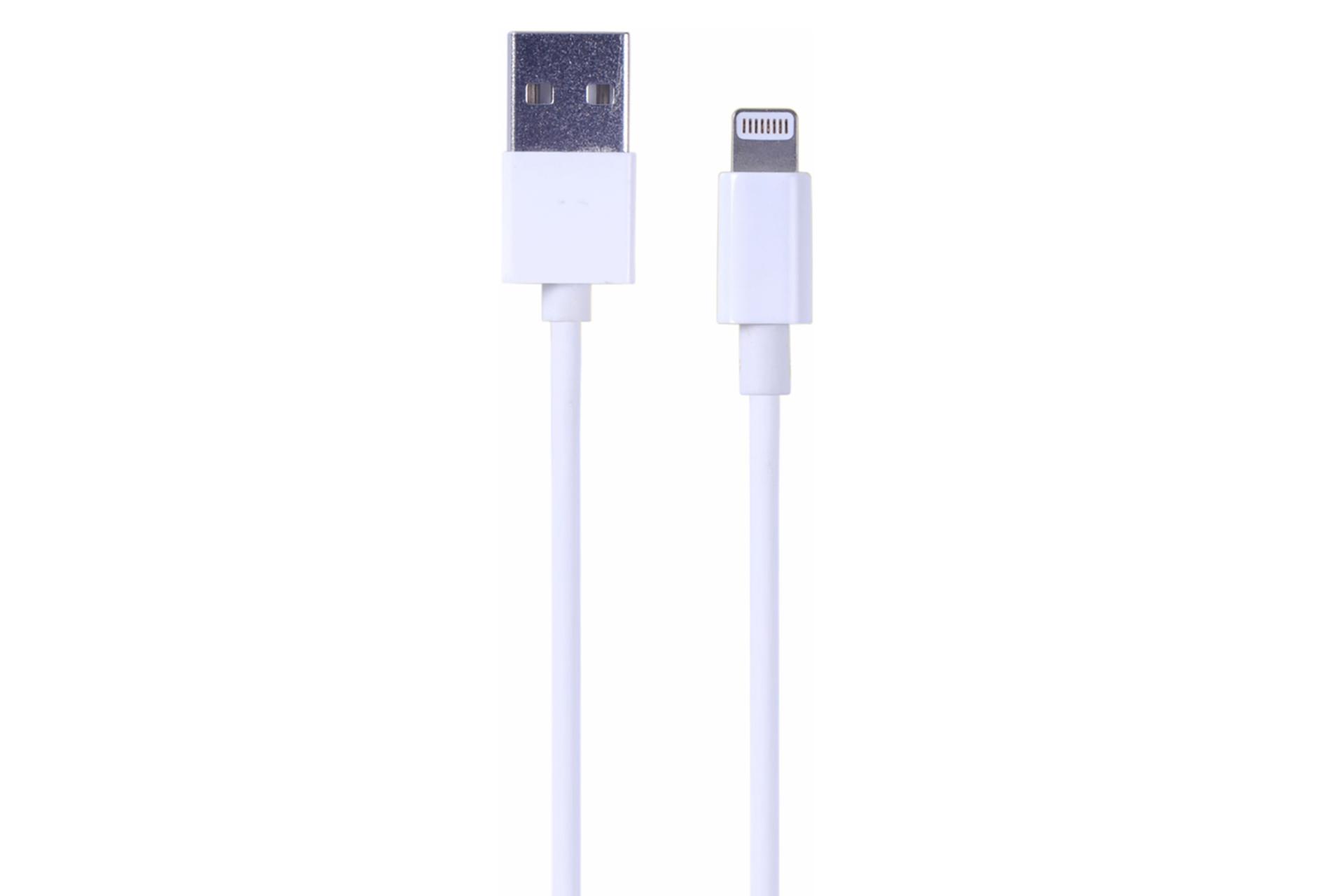 کابل شارژ USB فرانت Type-A به Lightning مدل FN-U2LC100 با طول 1 متر سفید