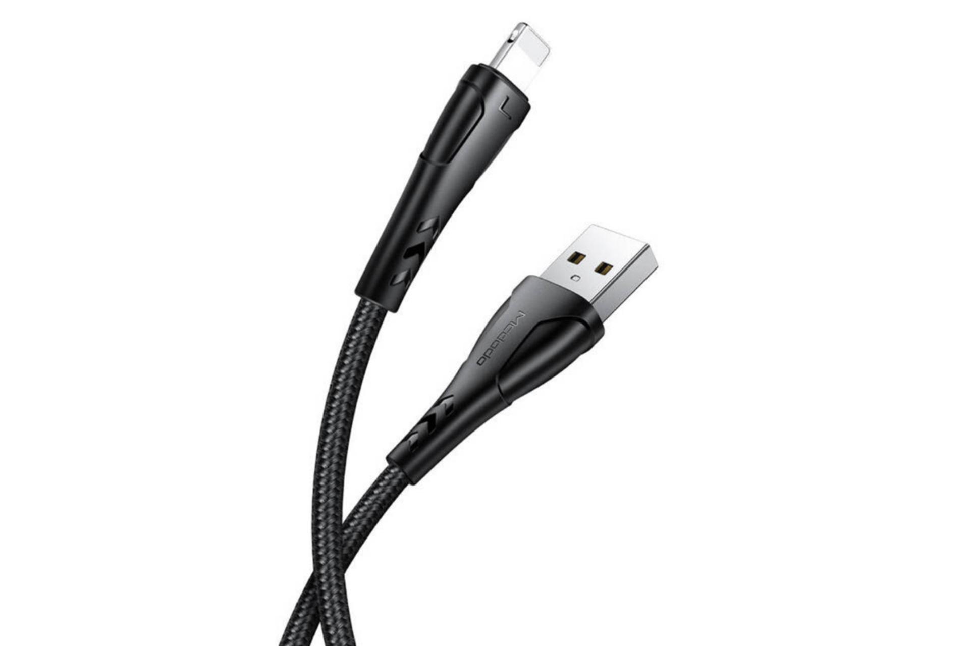 کانکتور و اتصال کابل شارژ USB مک دودو Type-A به Lightning مدل CA-744 با طول 1.2 متر