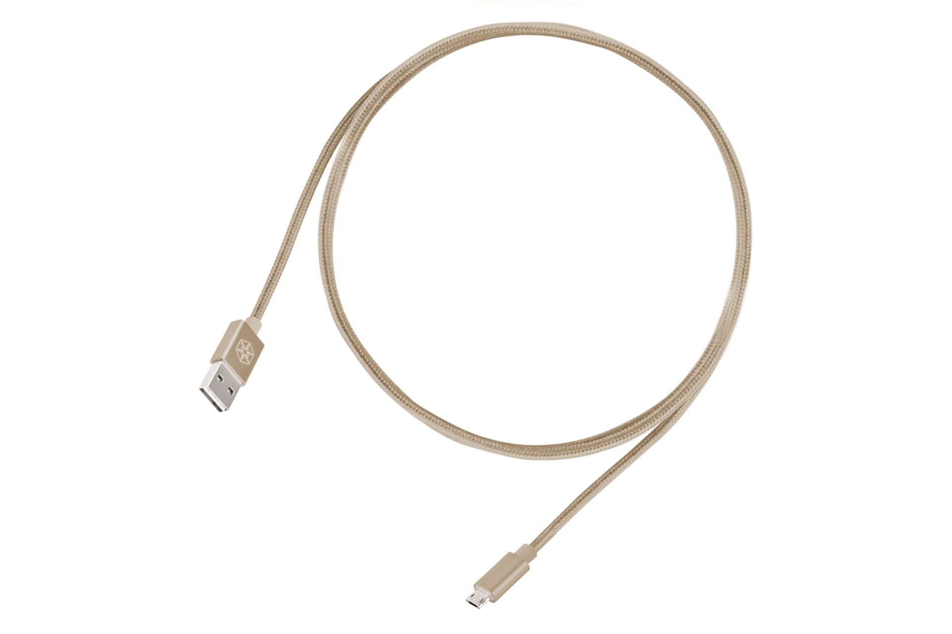 کابل شارژ USB سیلور استون Type-A به Micro-USB مدل SST-CPU01-1800 با طول 1.8 متر