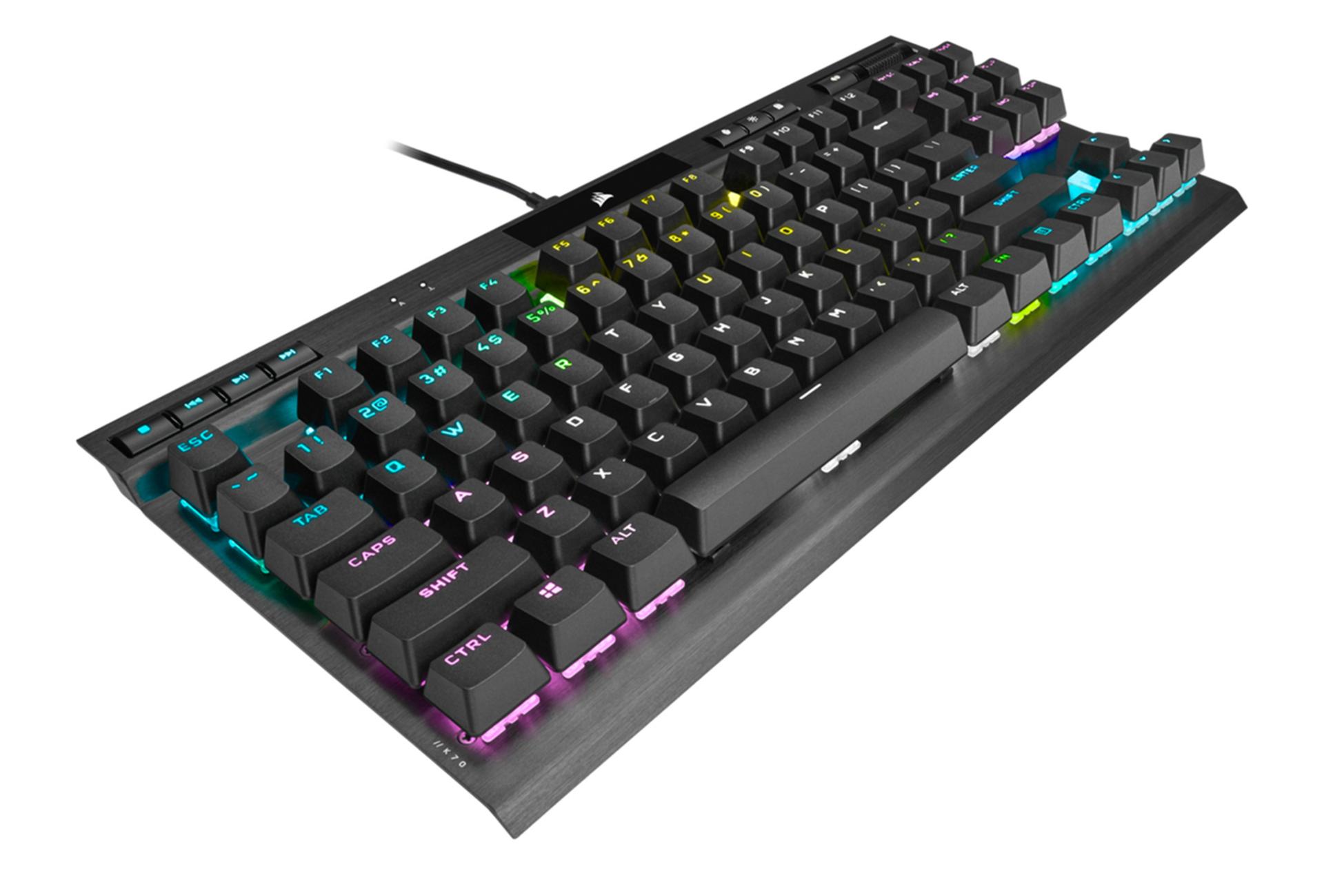 نورپردازی کیبورد کورسیر K70 RGB TKL