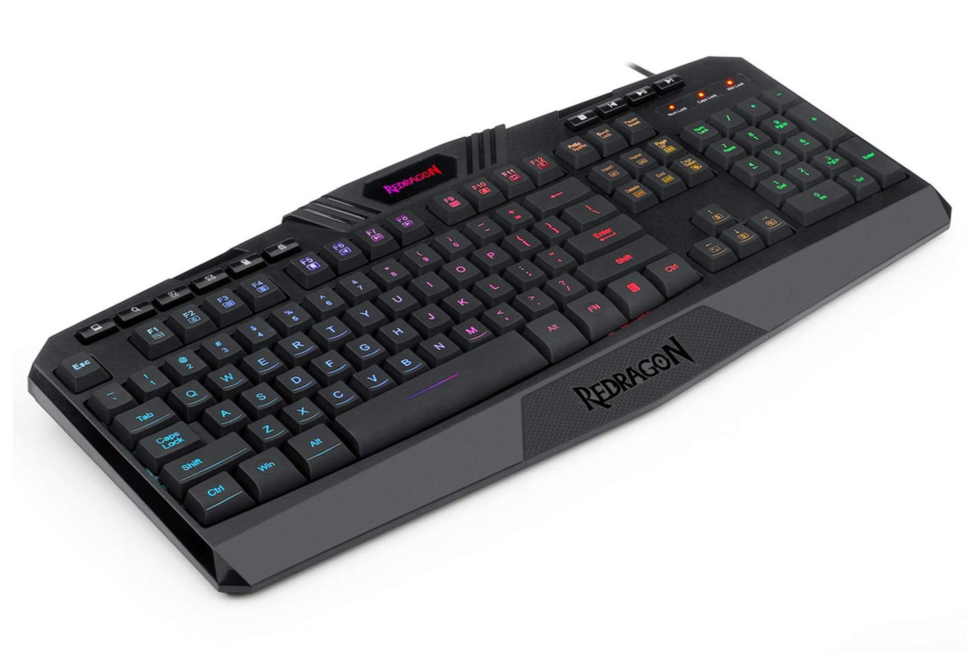 ابعاد و اندازه کیبورد ردراگون K503 Harpe PRO RGB
